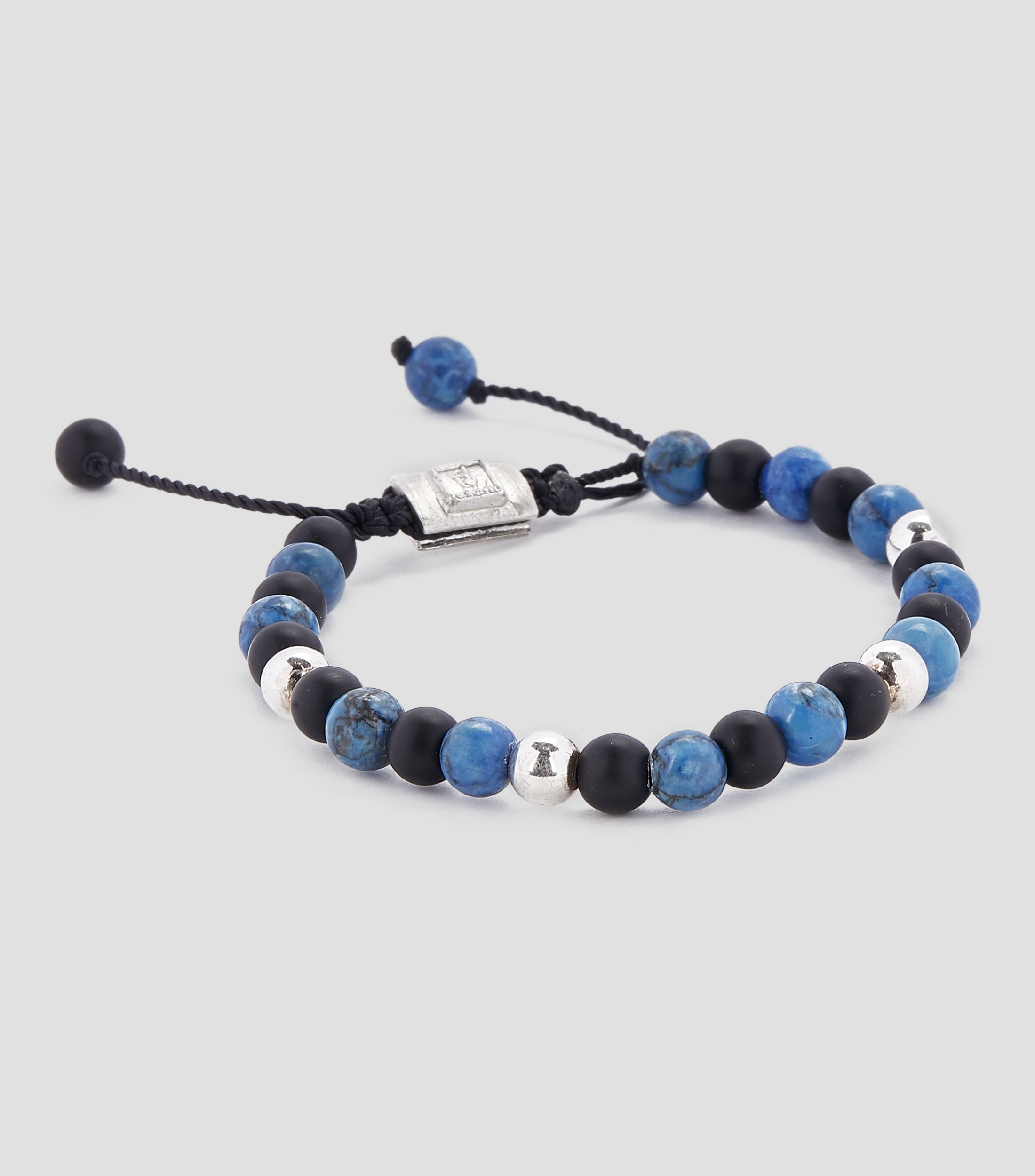 Pulsera Pink and Gray Eye Tiger Hombre