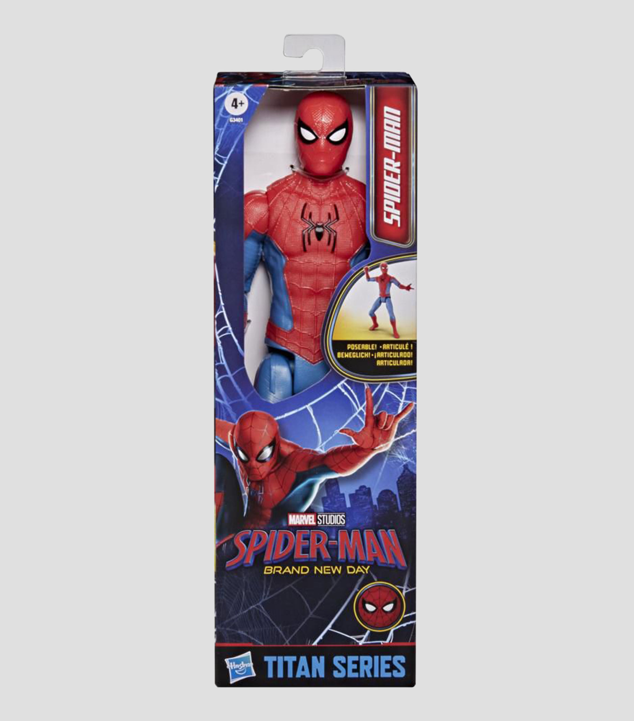 Figura de acción Spider-Man Brand New Day Titan Series: Spider-Man