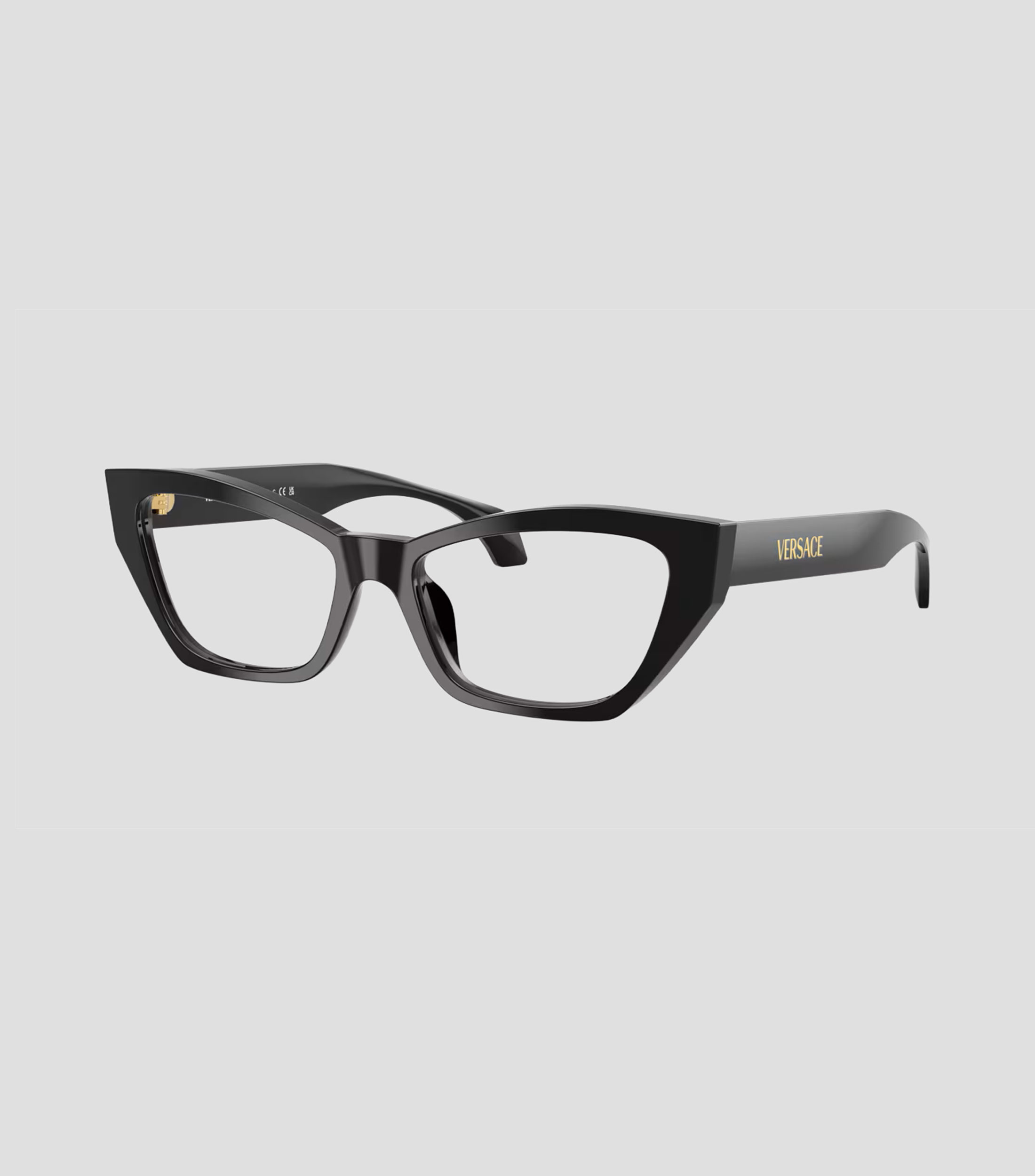 Lentes oftálmicos ojo de gato negro Mujer