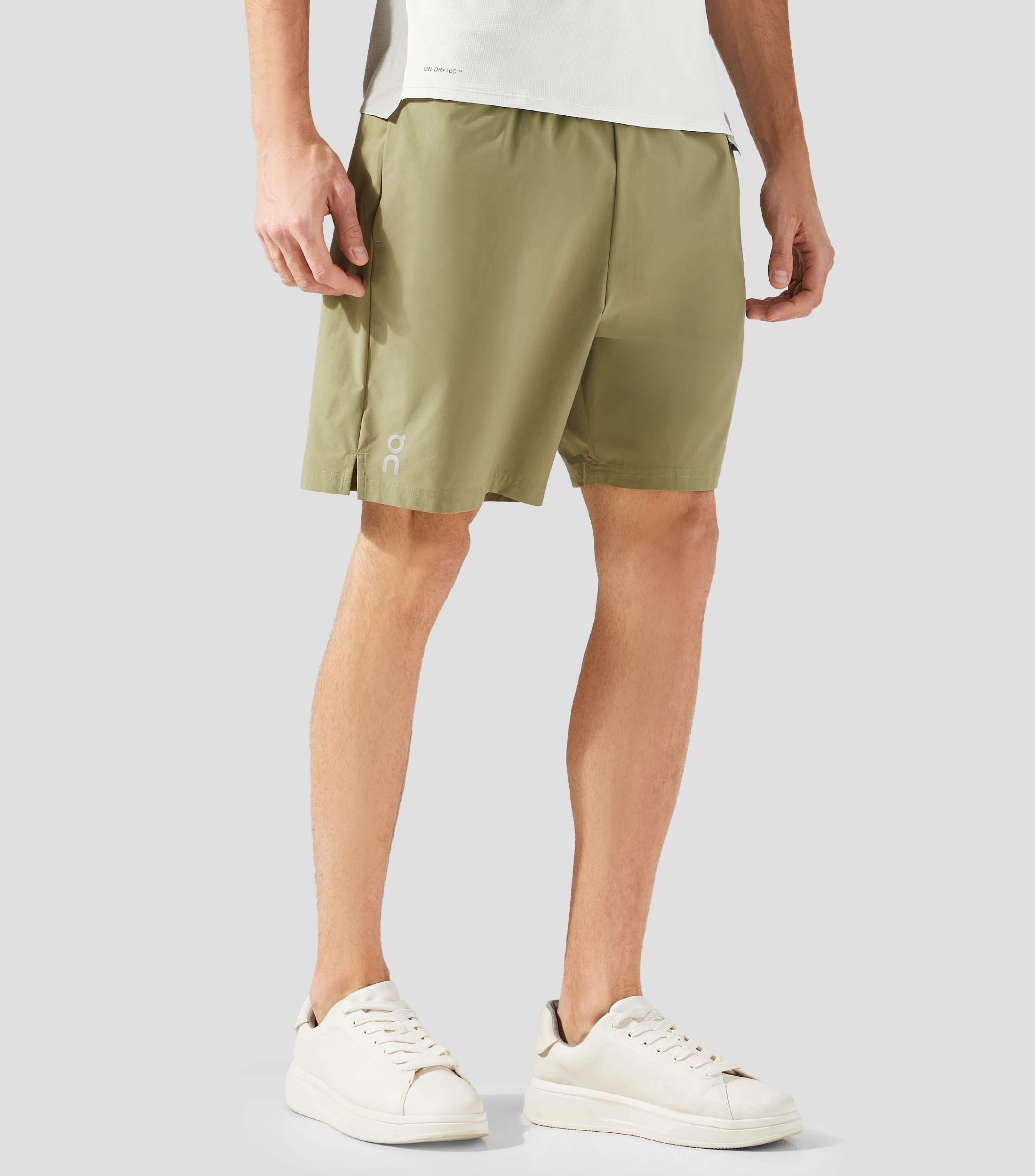 Short de entrenamiento liso Hombre