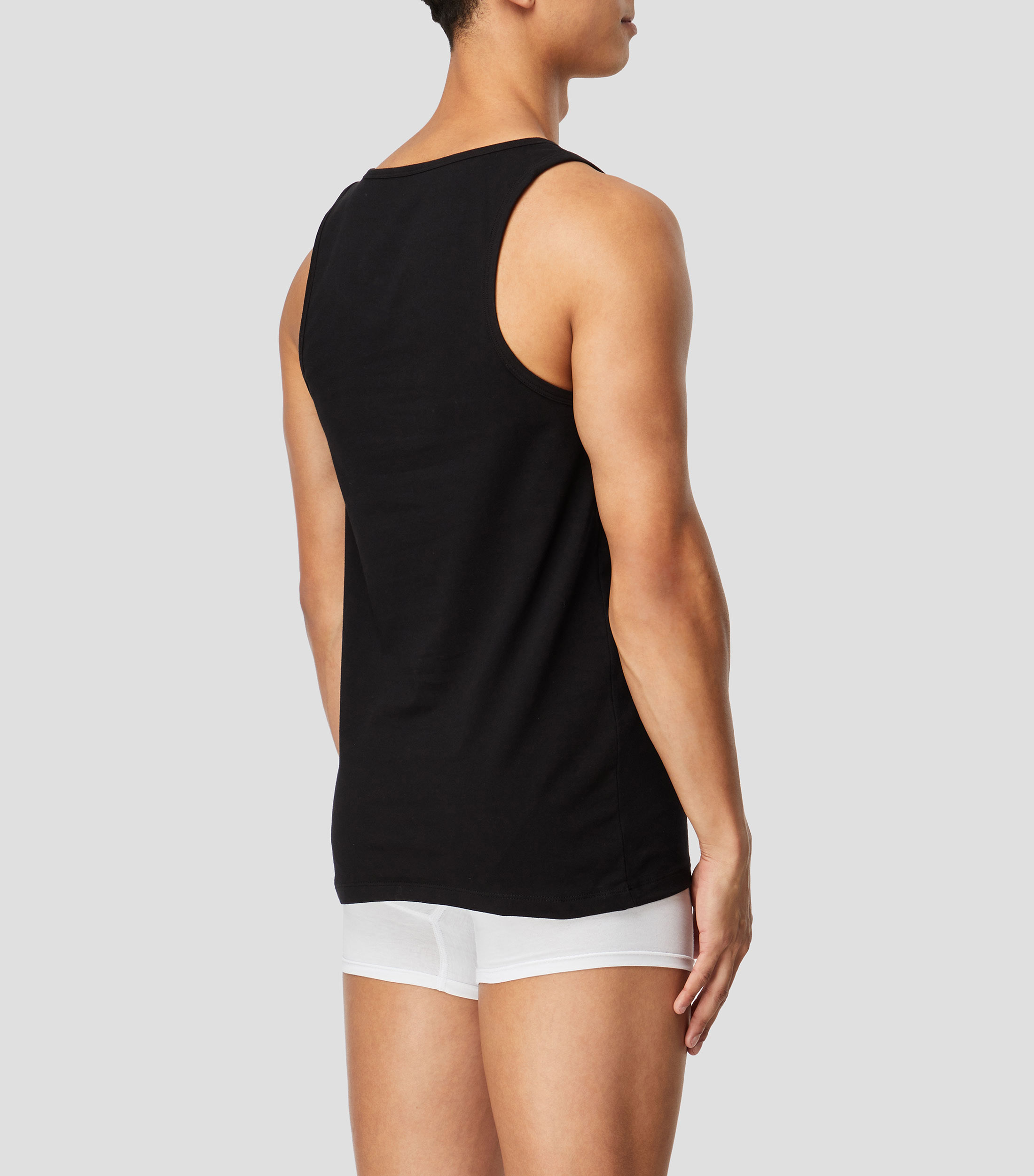 Set 2 playeras de cuello redondo sin mangas Hombre