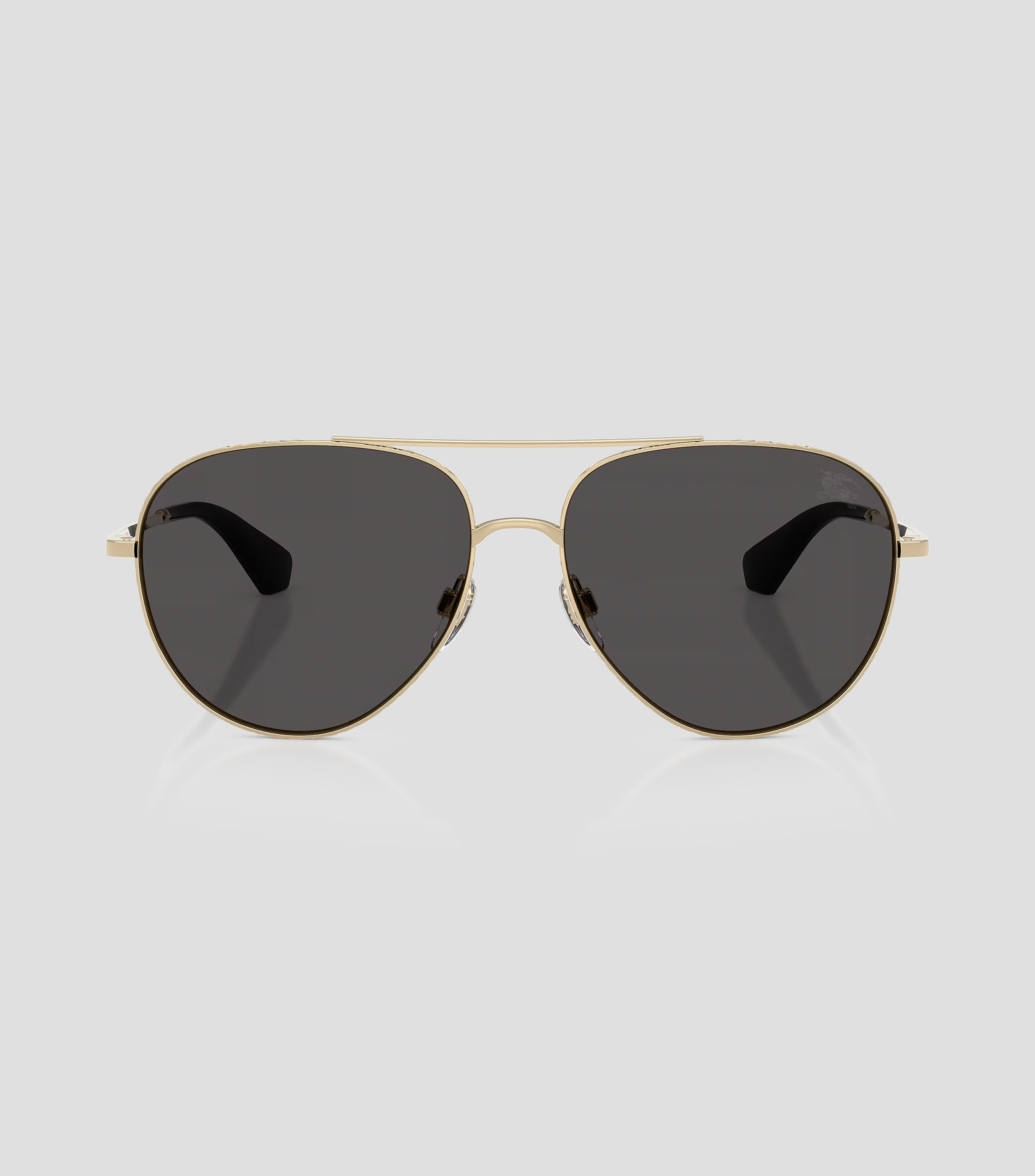 Lentes de sol aviador dorados Unisex