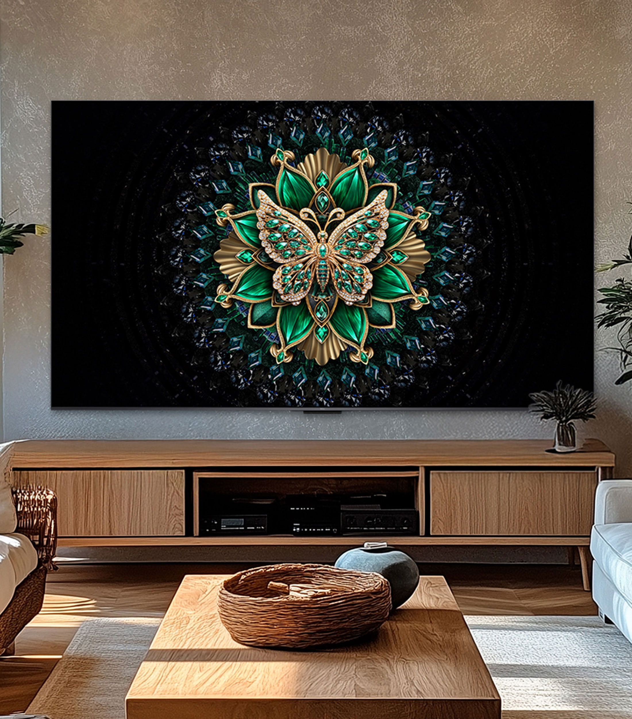 Pantalla 75 Pulgadas Plana QD-Mini LED 4K UHD Google TV 75QM6K