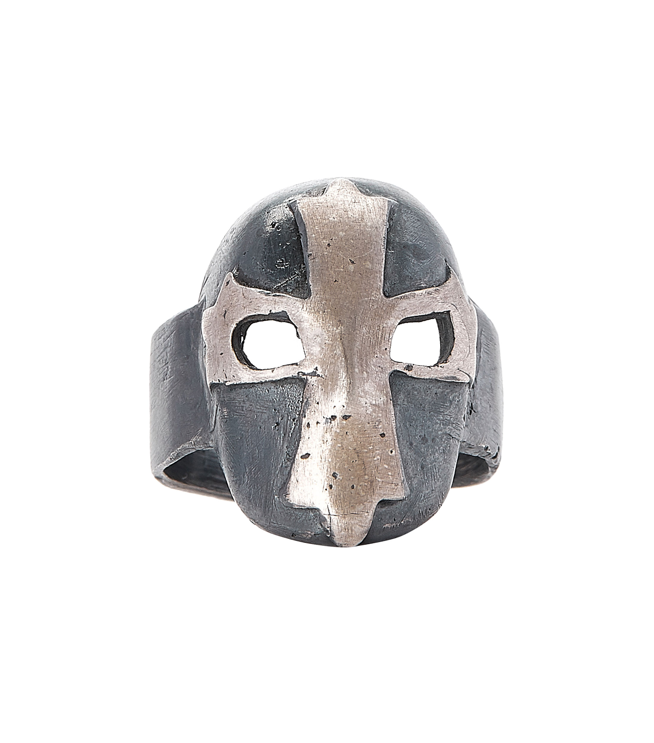 Anillo en plata .925 Cross Mask Lucha Libre Talla 24 Hombre