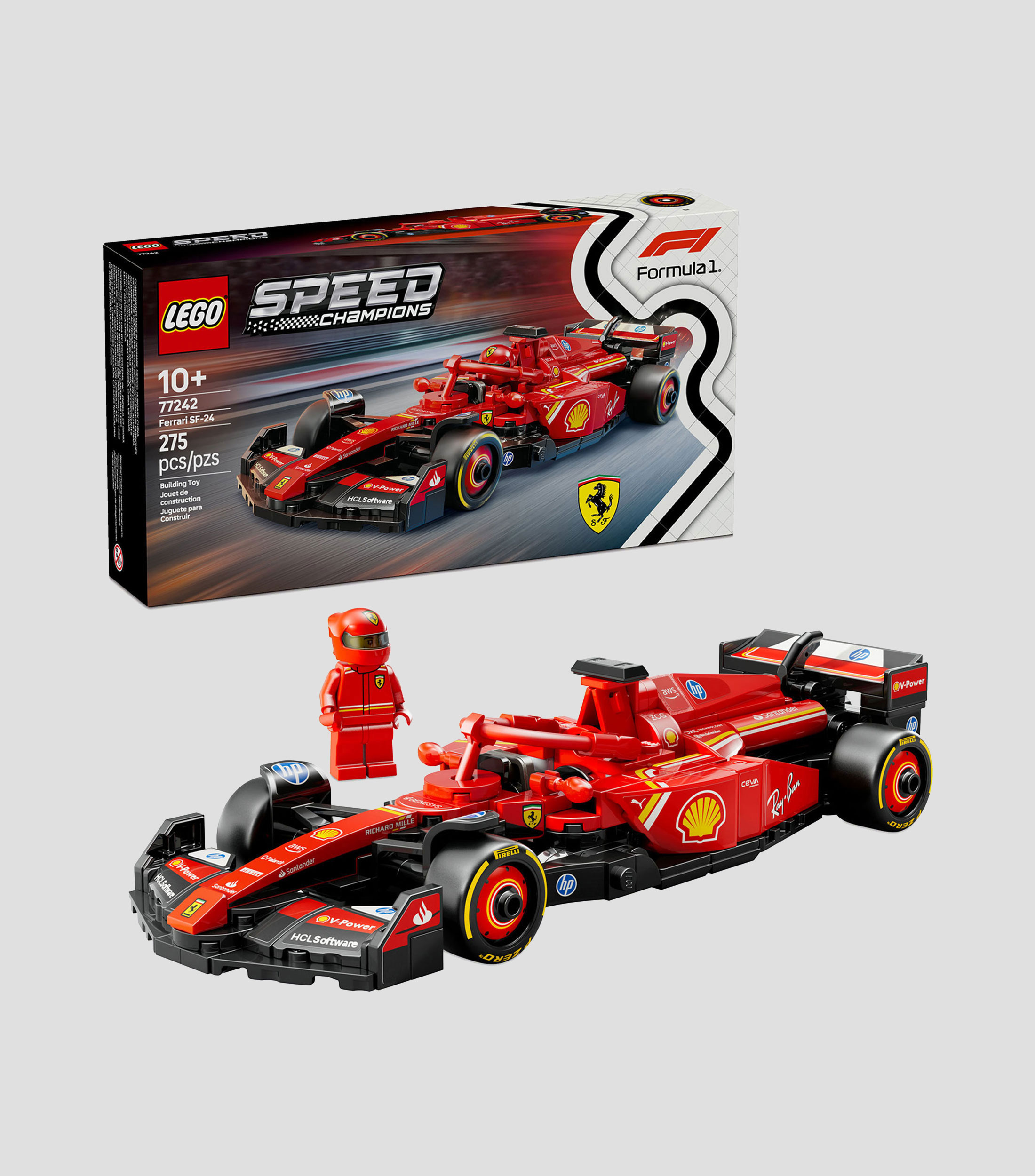 Lego Speed Champions Auto de Carreras Ferrari SF-24 F1 77242