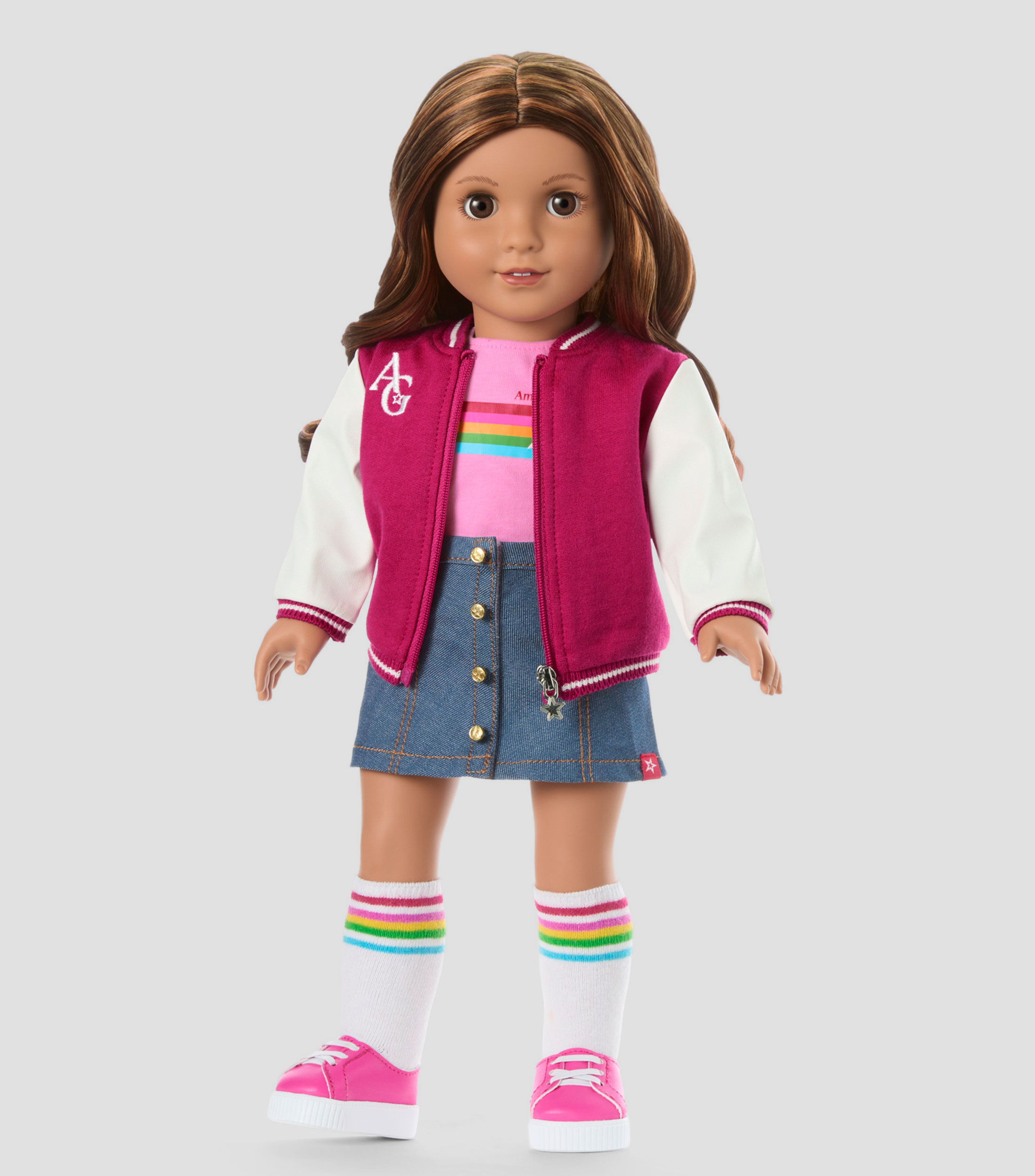 Muñeca Truly Me, cabello castaño con caireles