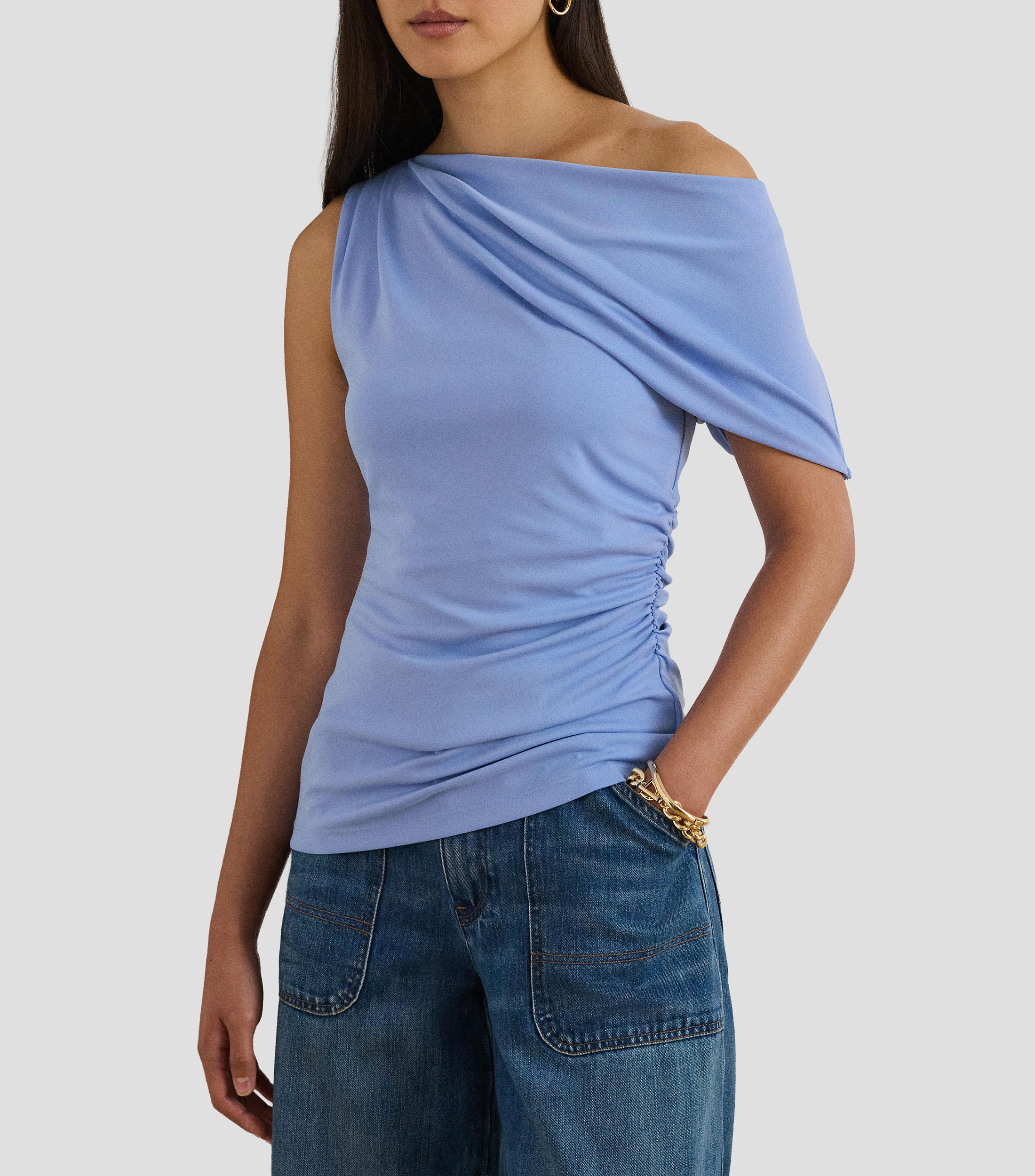 BLUSA CUELLO ASIMETRICO