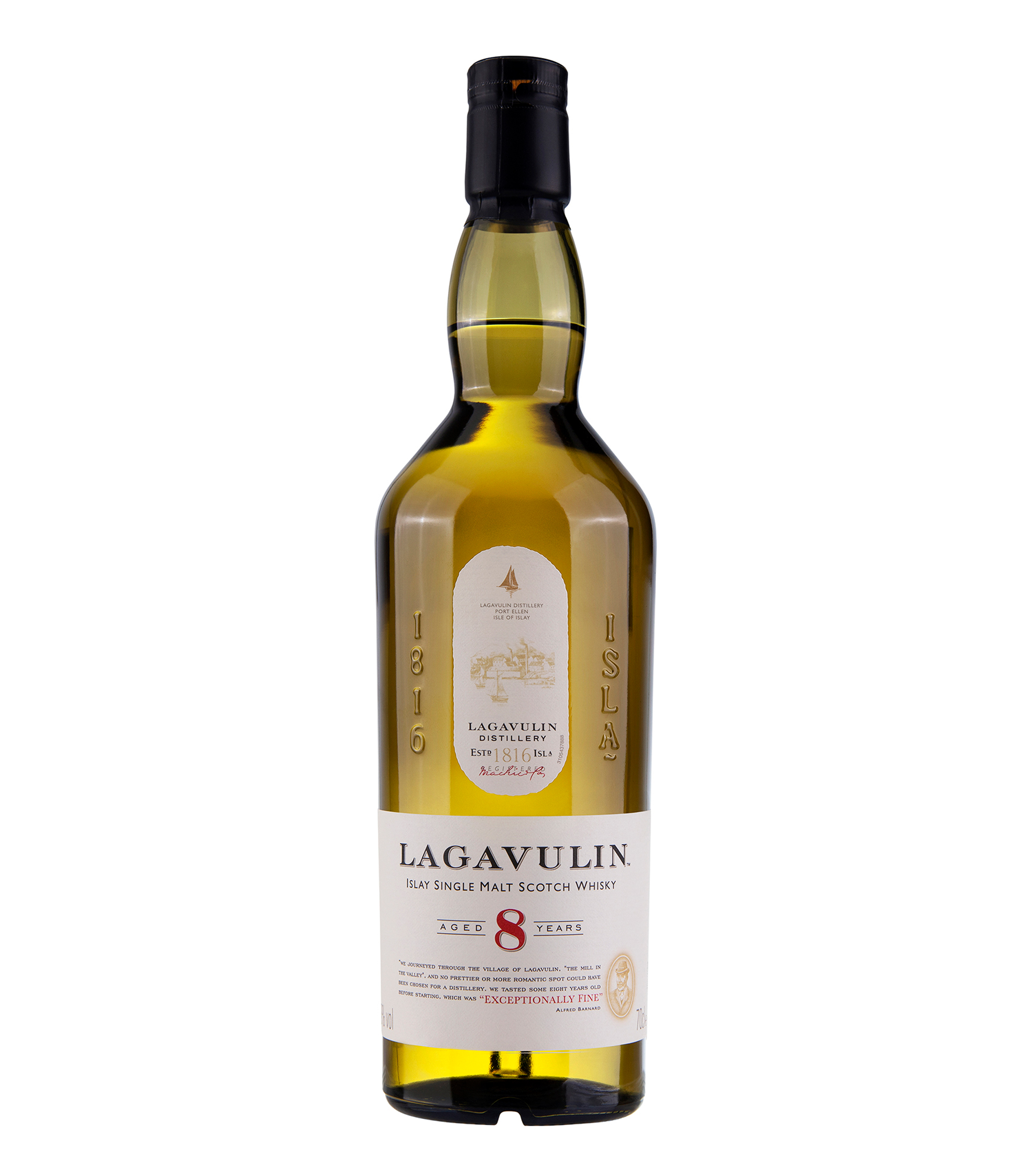 Whisky Lagavulin 8 años Single Malt, 700 ml