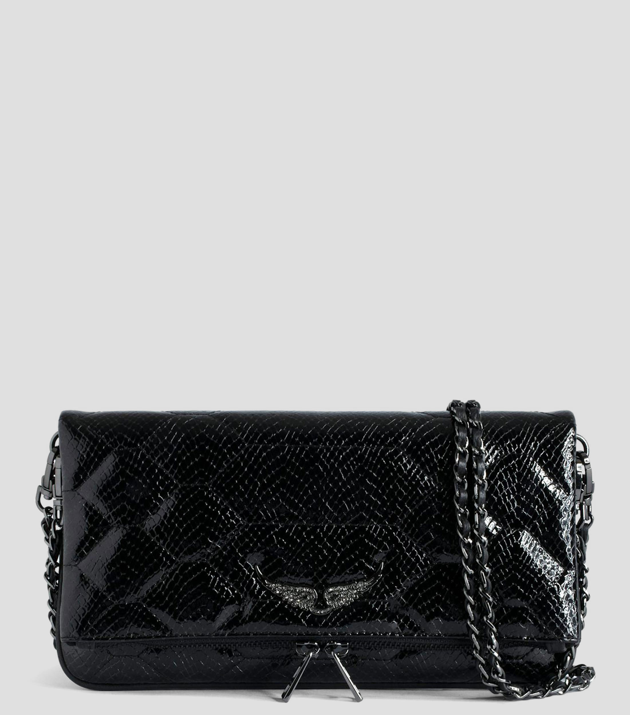 Bolsa crossbody en piel Mat Scal lisa Mujer