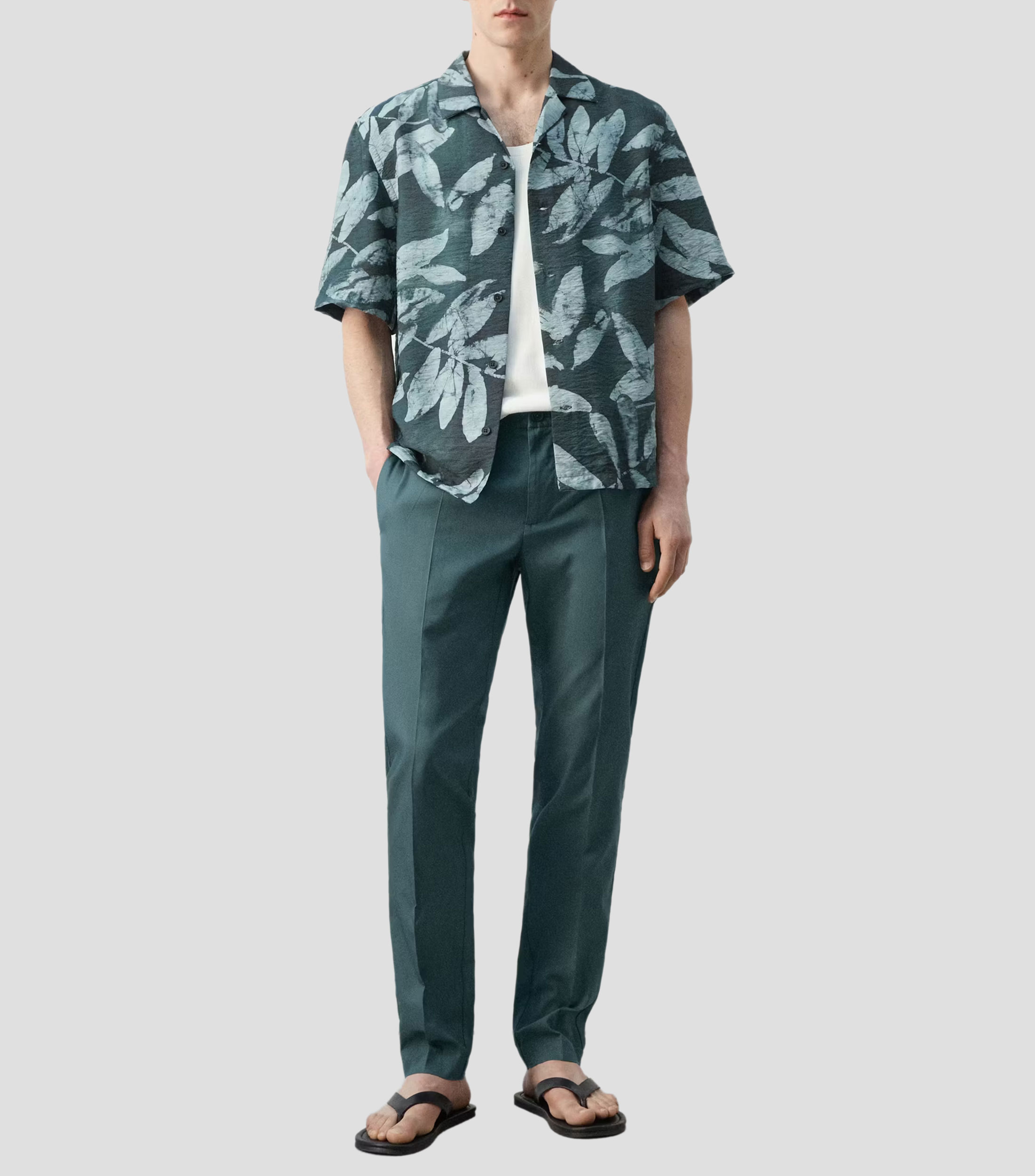 Camisa fantasía manga corta Hombre
