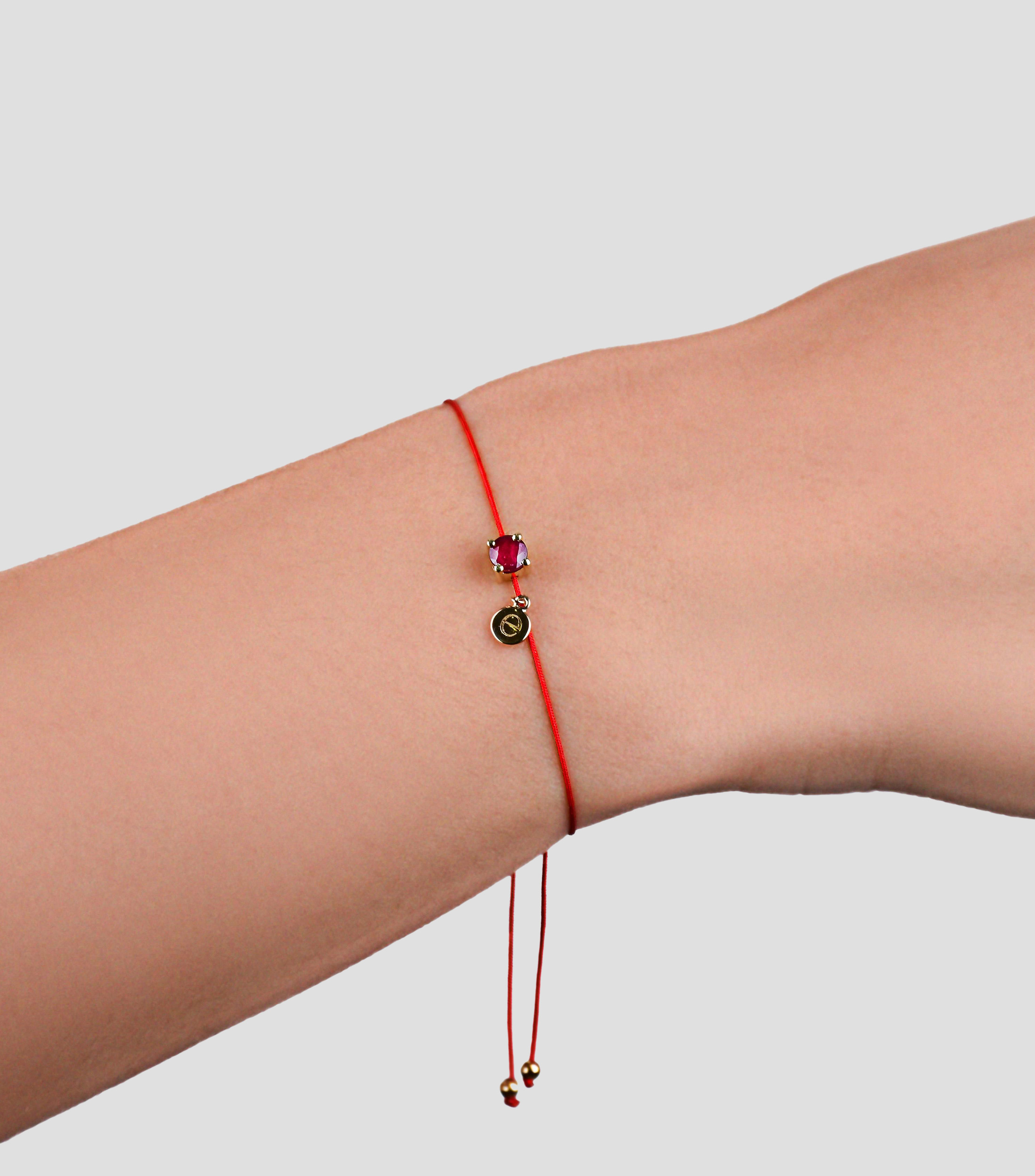 Pulsera con Rubí Mujer