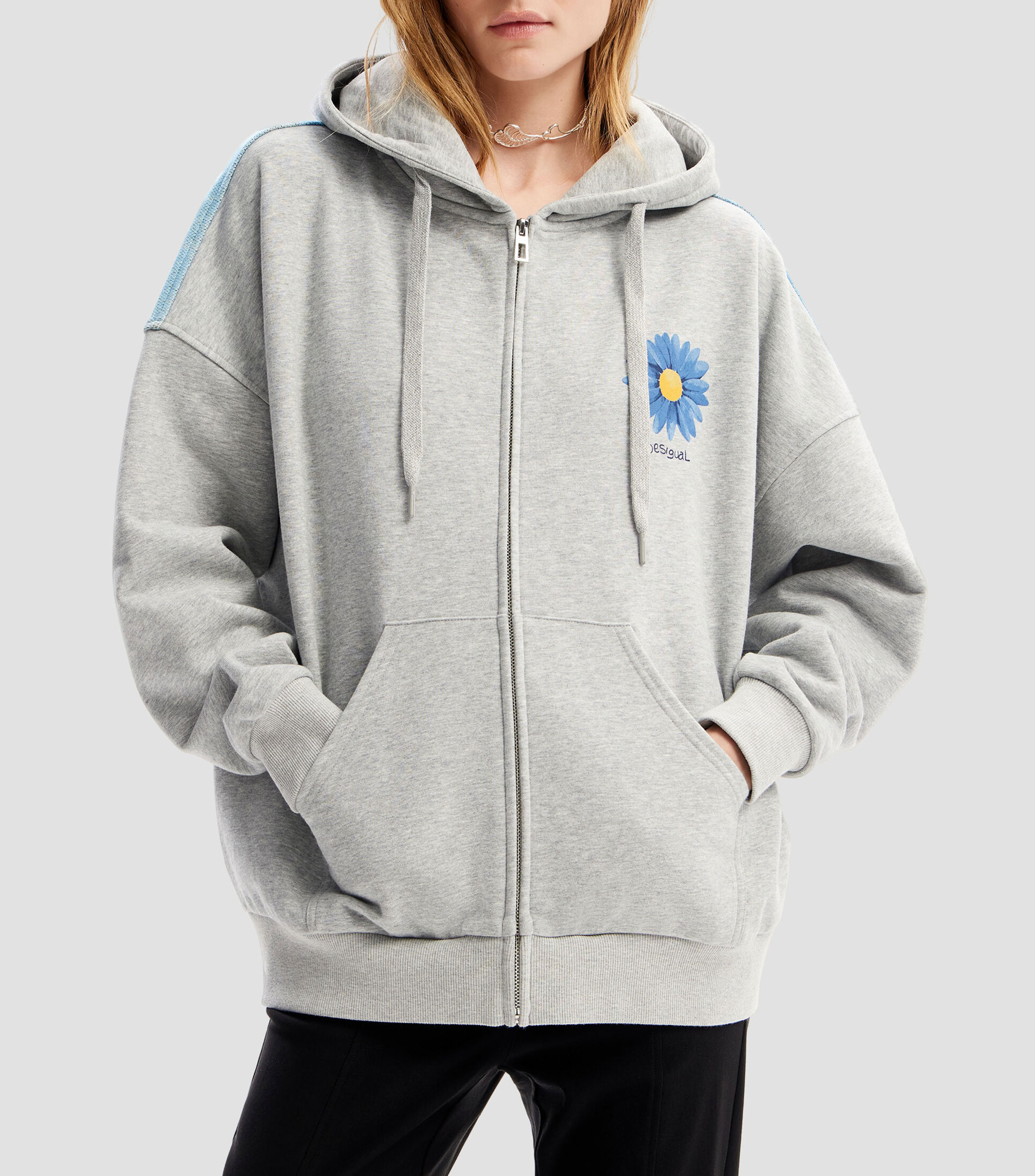 Desigual Mujer Sudadera Estampado Geométrico Multicolor Desigual