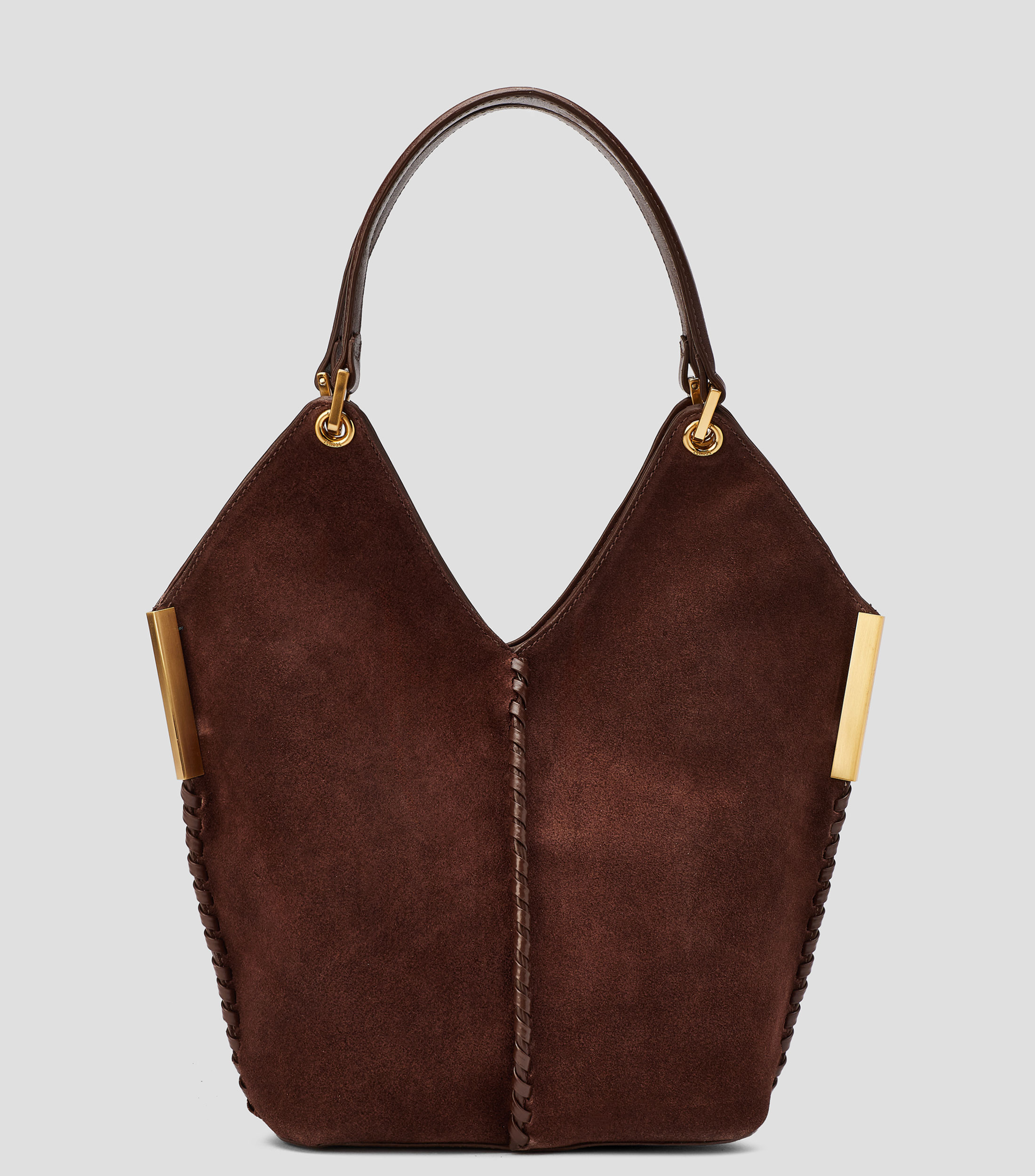 Bolsa tote café en piel Josie lisa Mujer