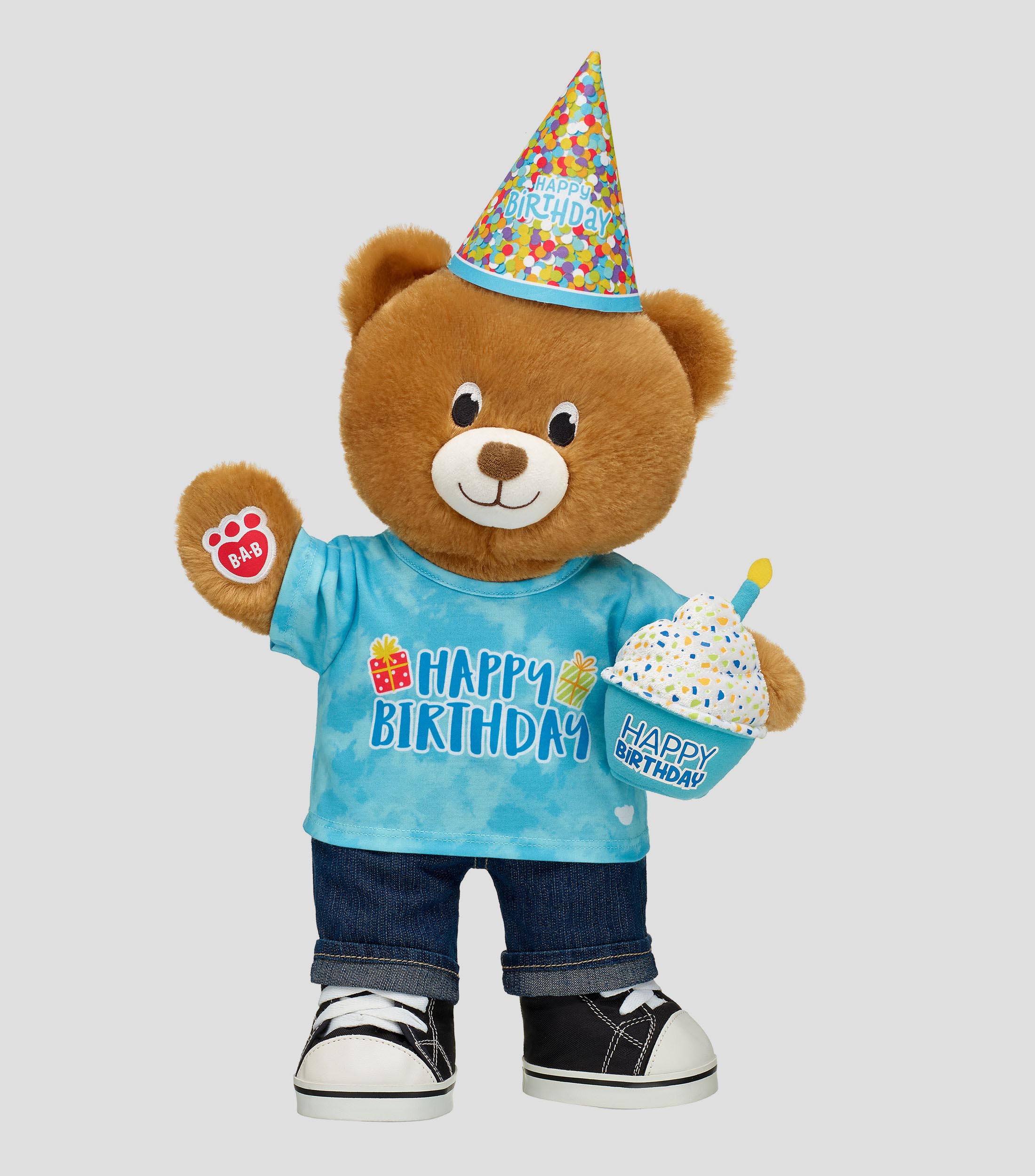 Cupcake de Cumpleanos Azul