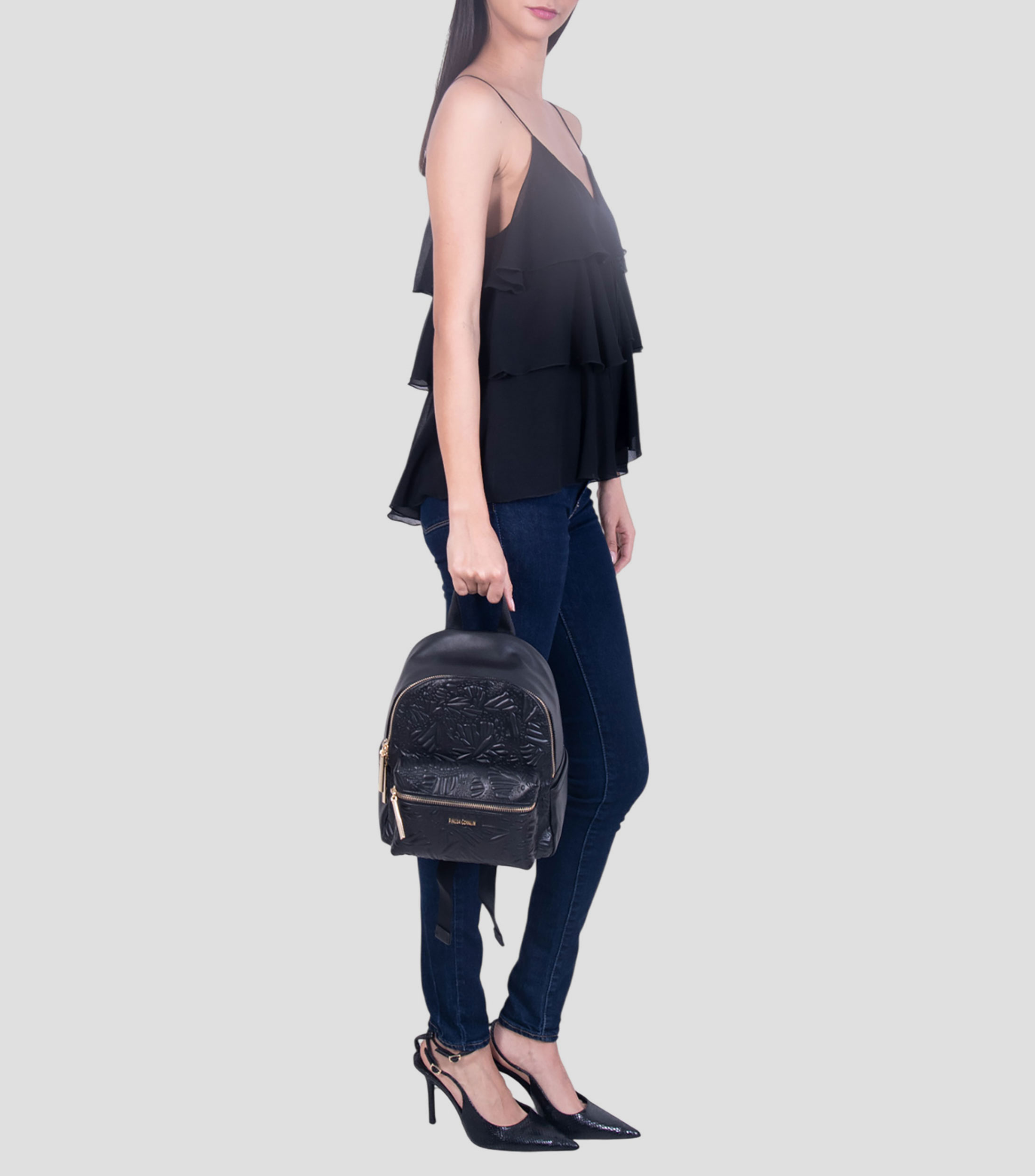 Bolsa Backpack en Piel Mariposa Mujer