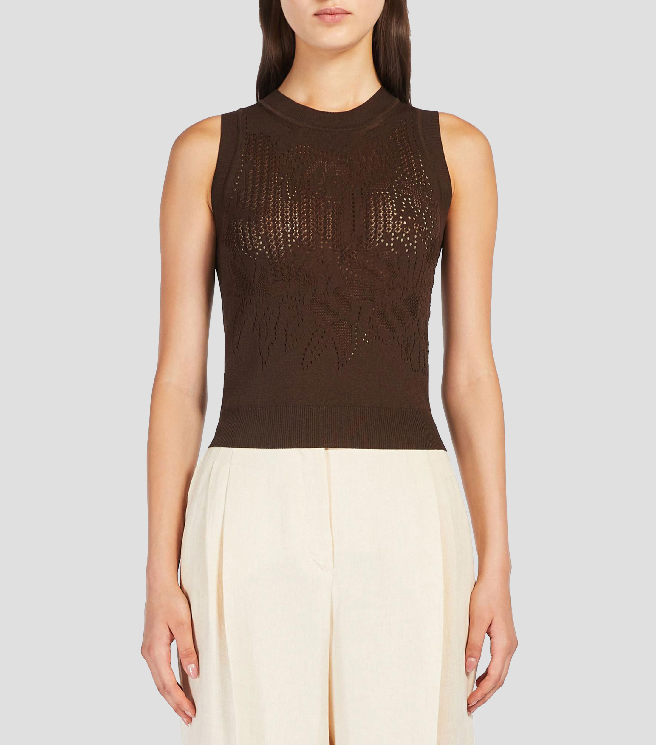 Top calado Mujer