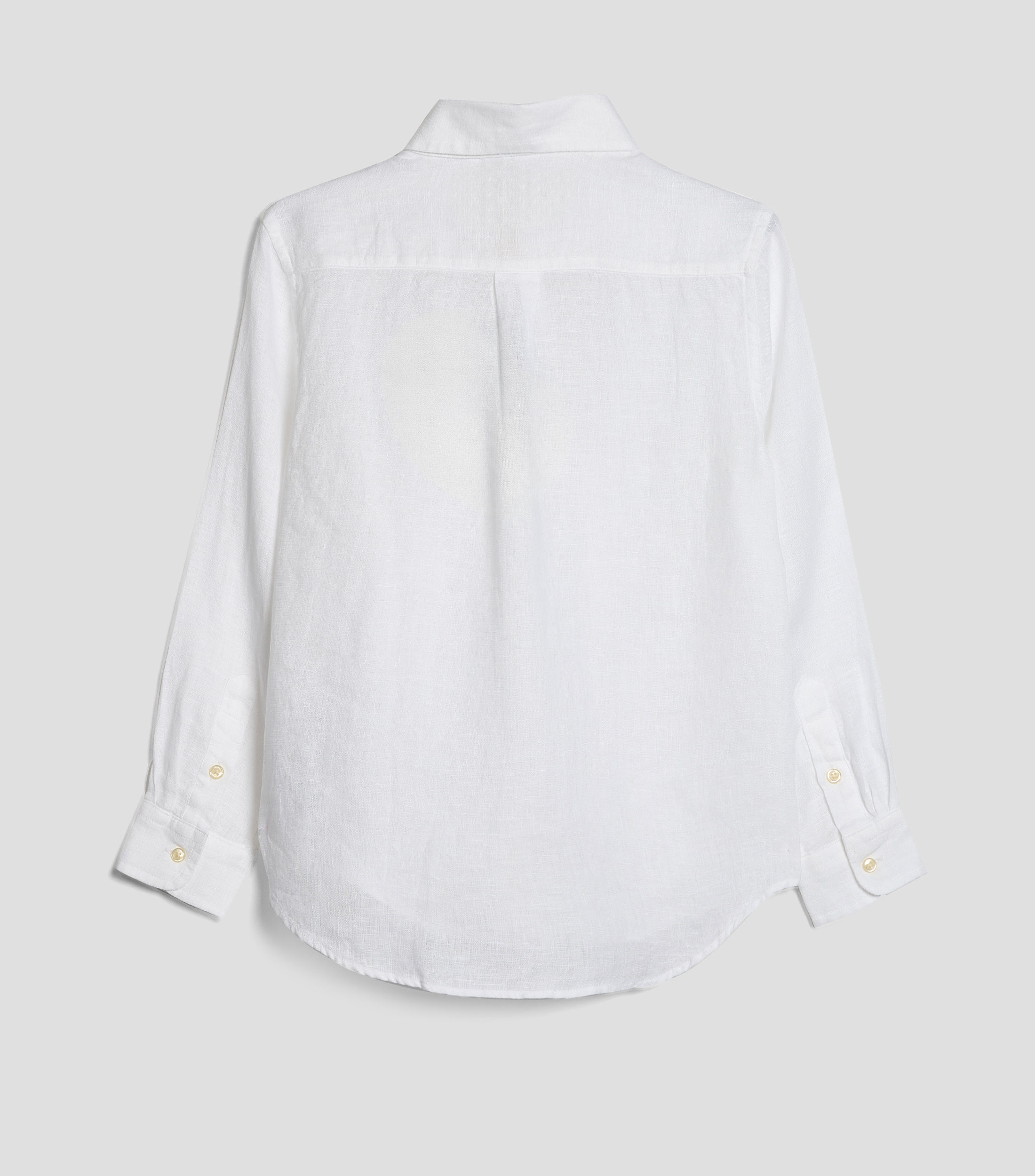 Camisa lisa manga larga Niño