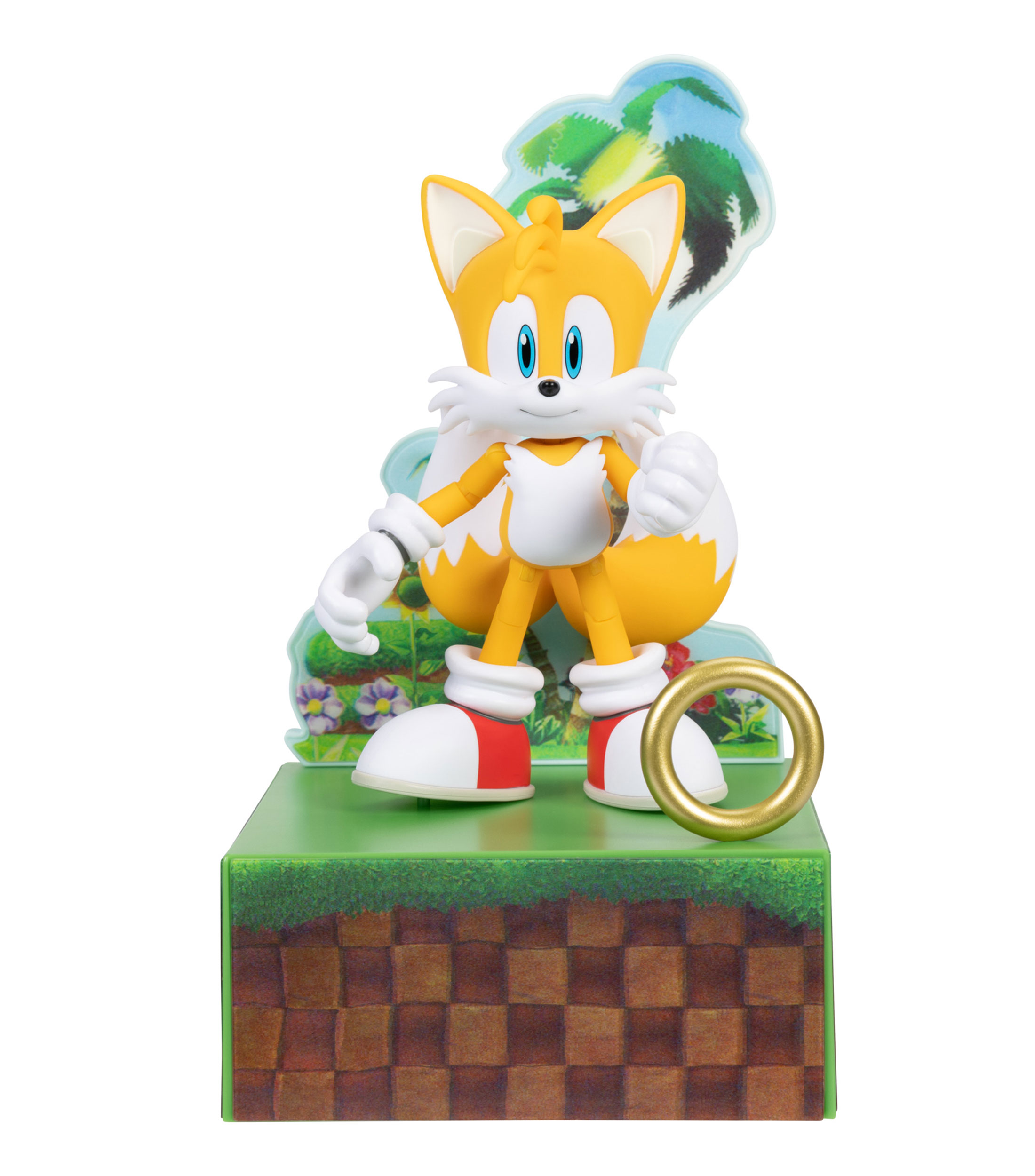 Sonic 2 Personaggio Sonic Con Mappa E Ring Pouch Jakks Pacific | Fu