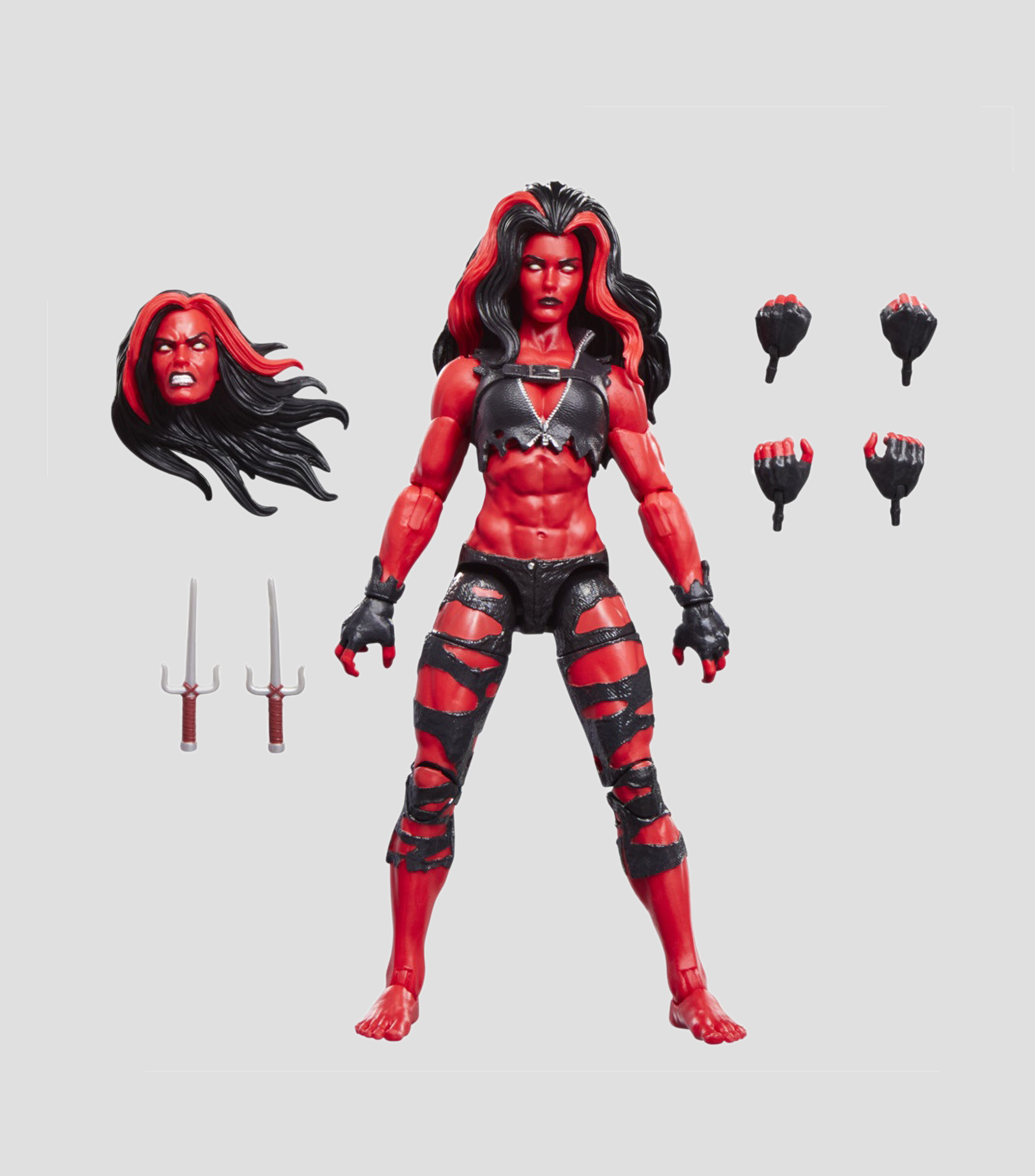 Figura de Acción Legends Series She Hulk Roja