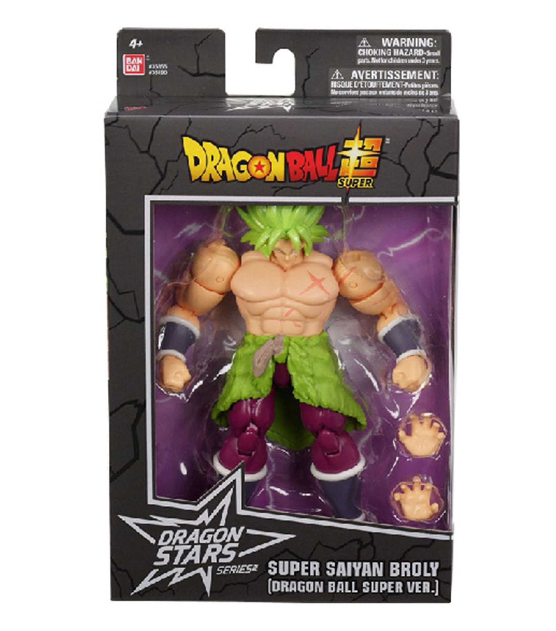 Figura de acción Super Saiyan Broly Dragon Stars