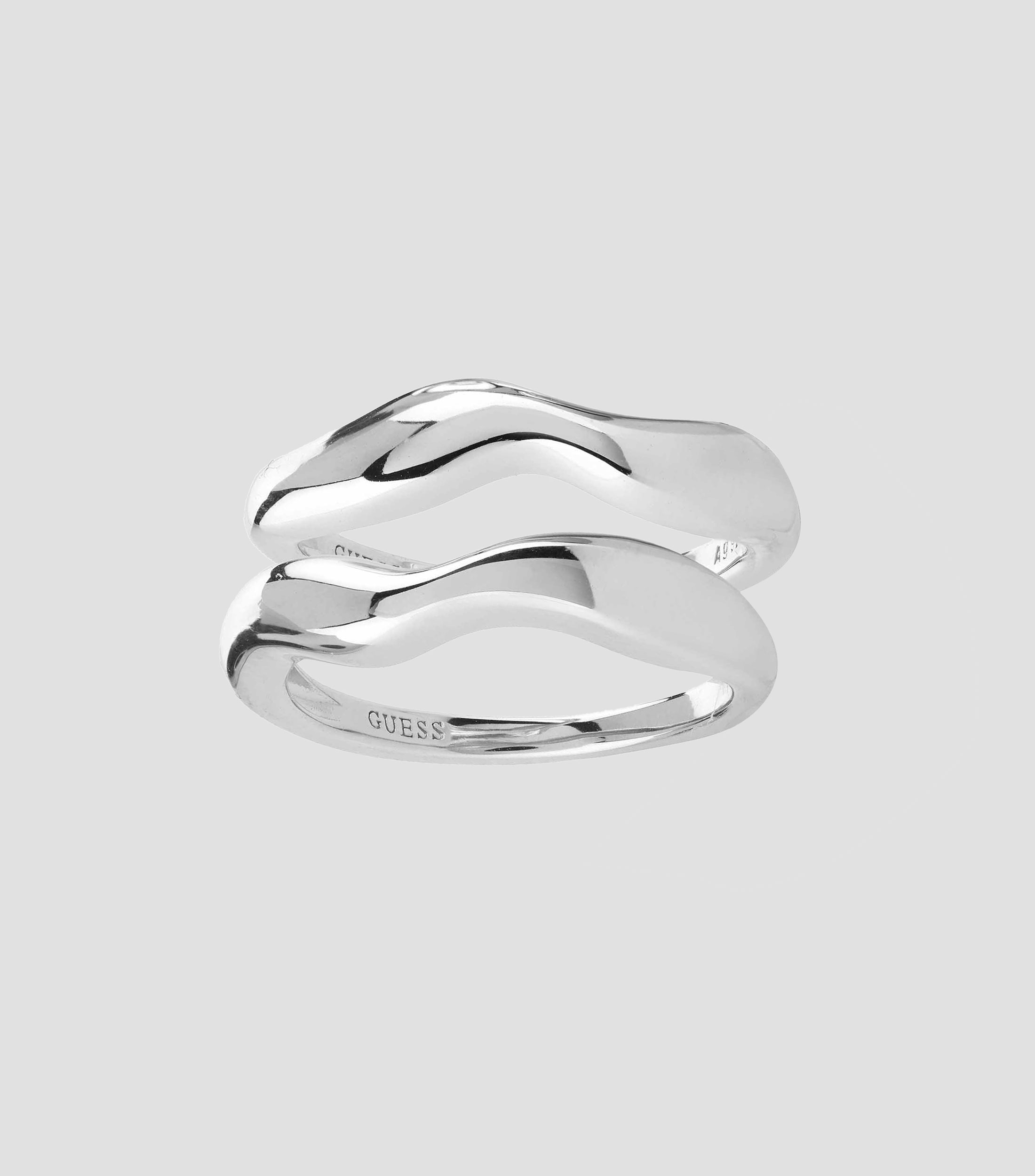 Anillo en plata Fluid Mujer