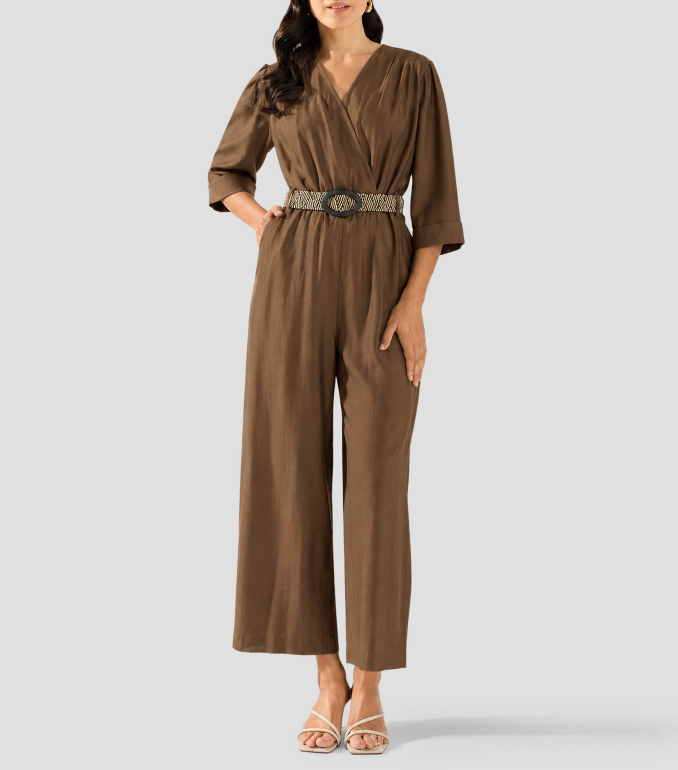 Jumpsuit corte regular Mujer