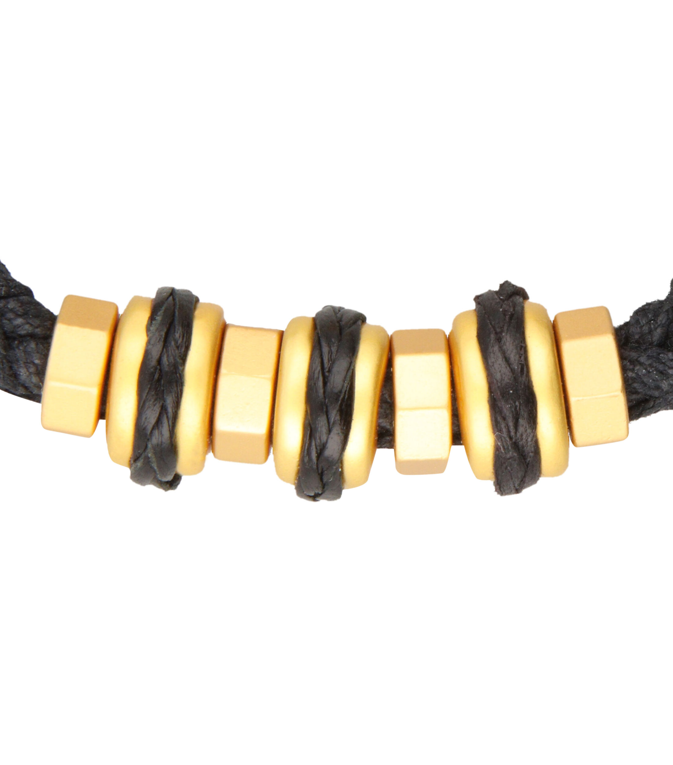 Brazalete Negro con Barriles Mujer