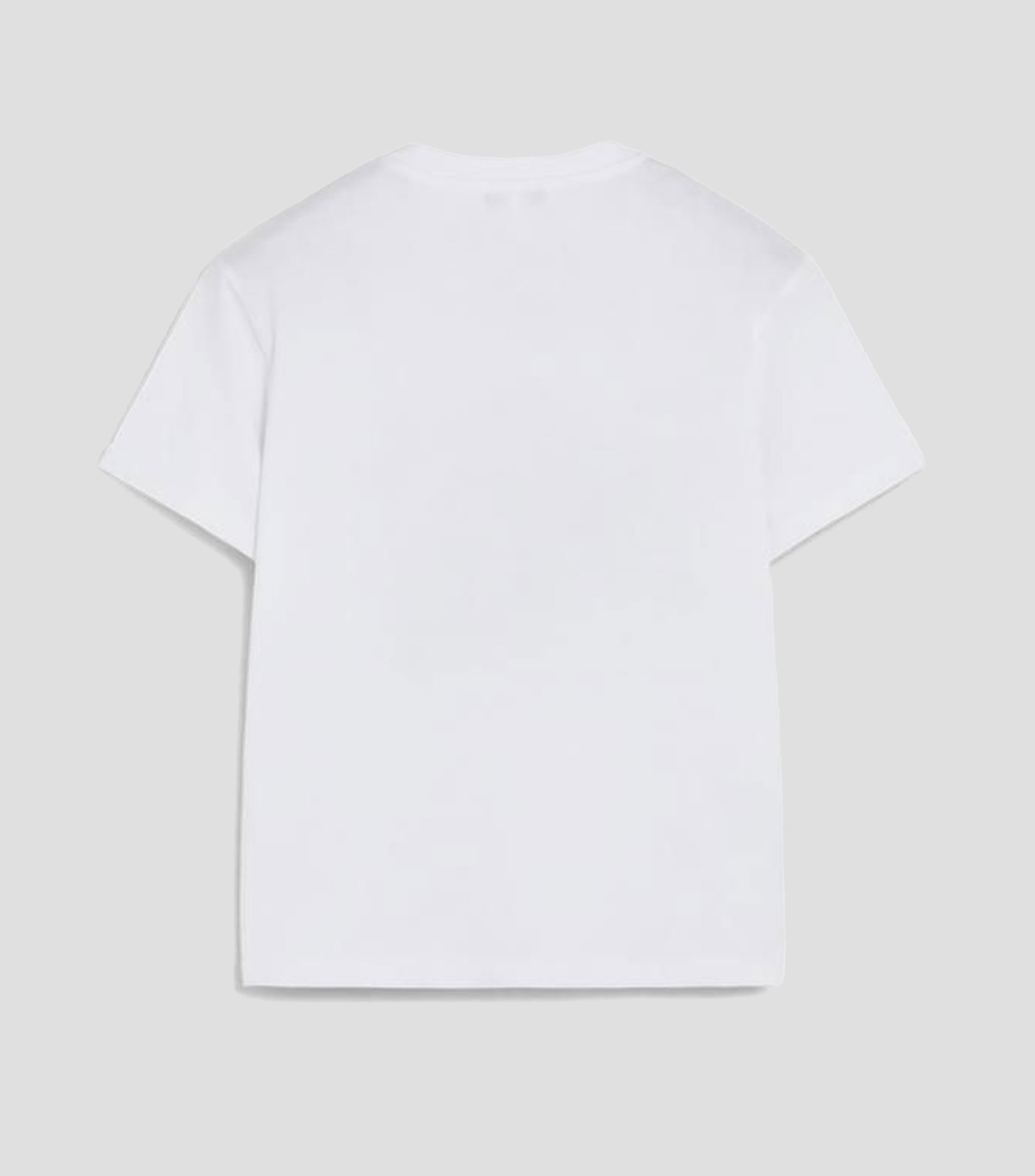Playera cuello redondo manga corta estampada Mujer