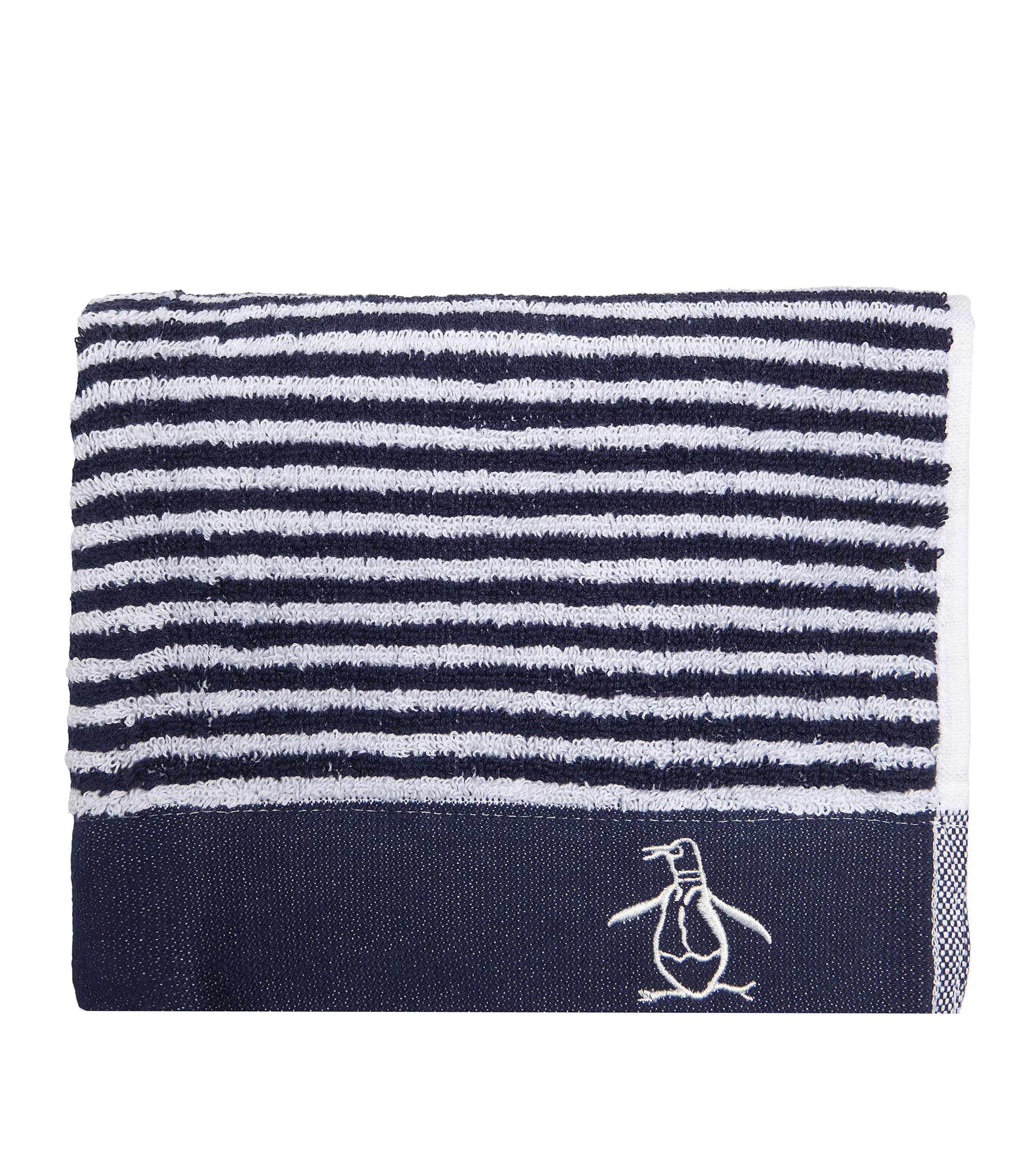 Toalla de manos Pete Lines Azul con blanco