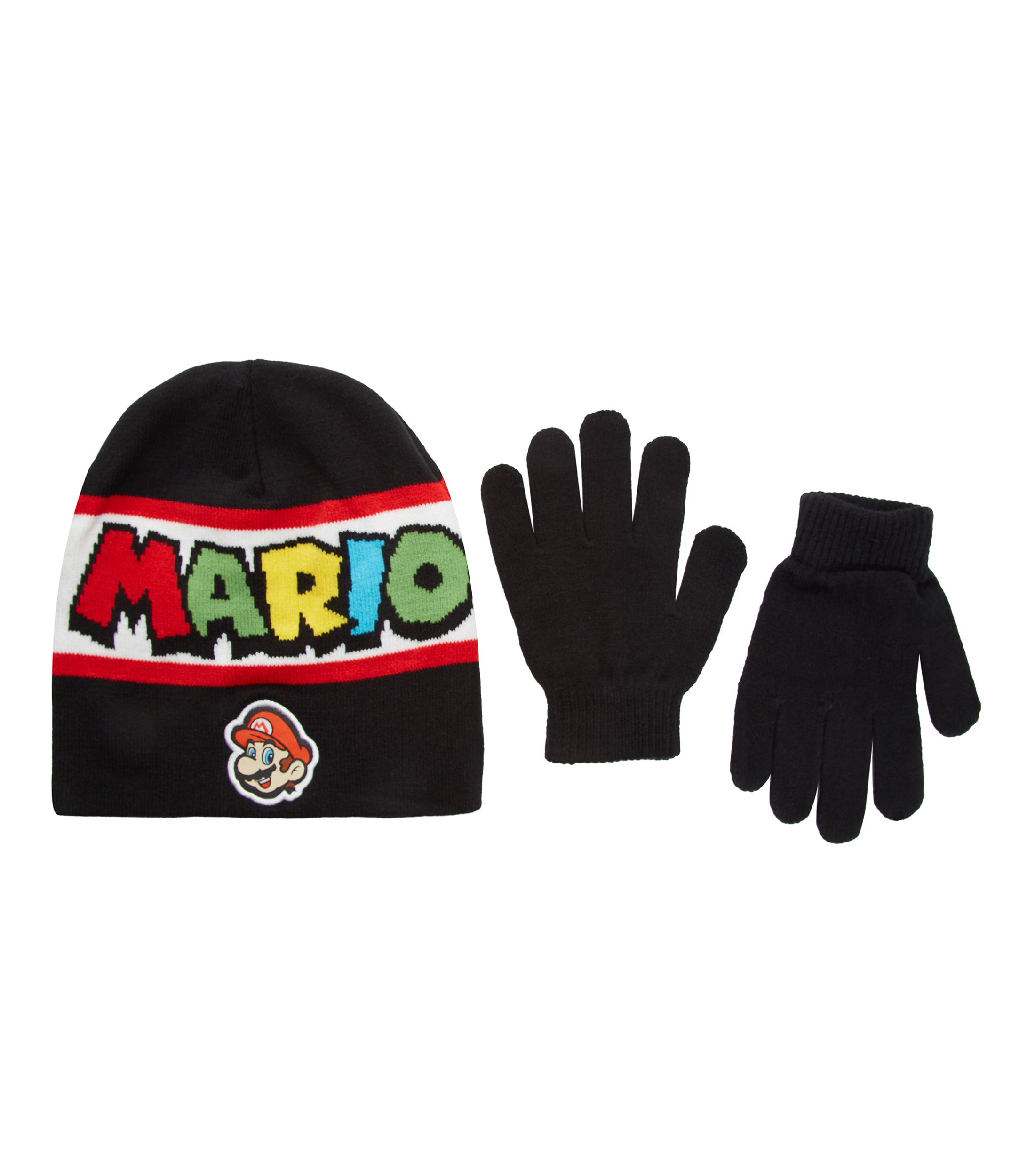 Set de Gorro y guantes Mario Bros Niño