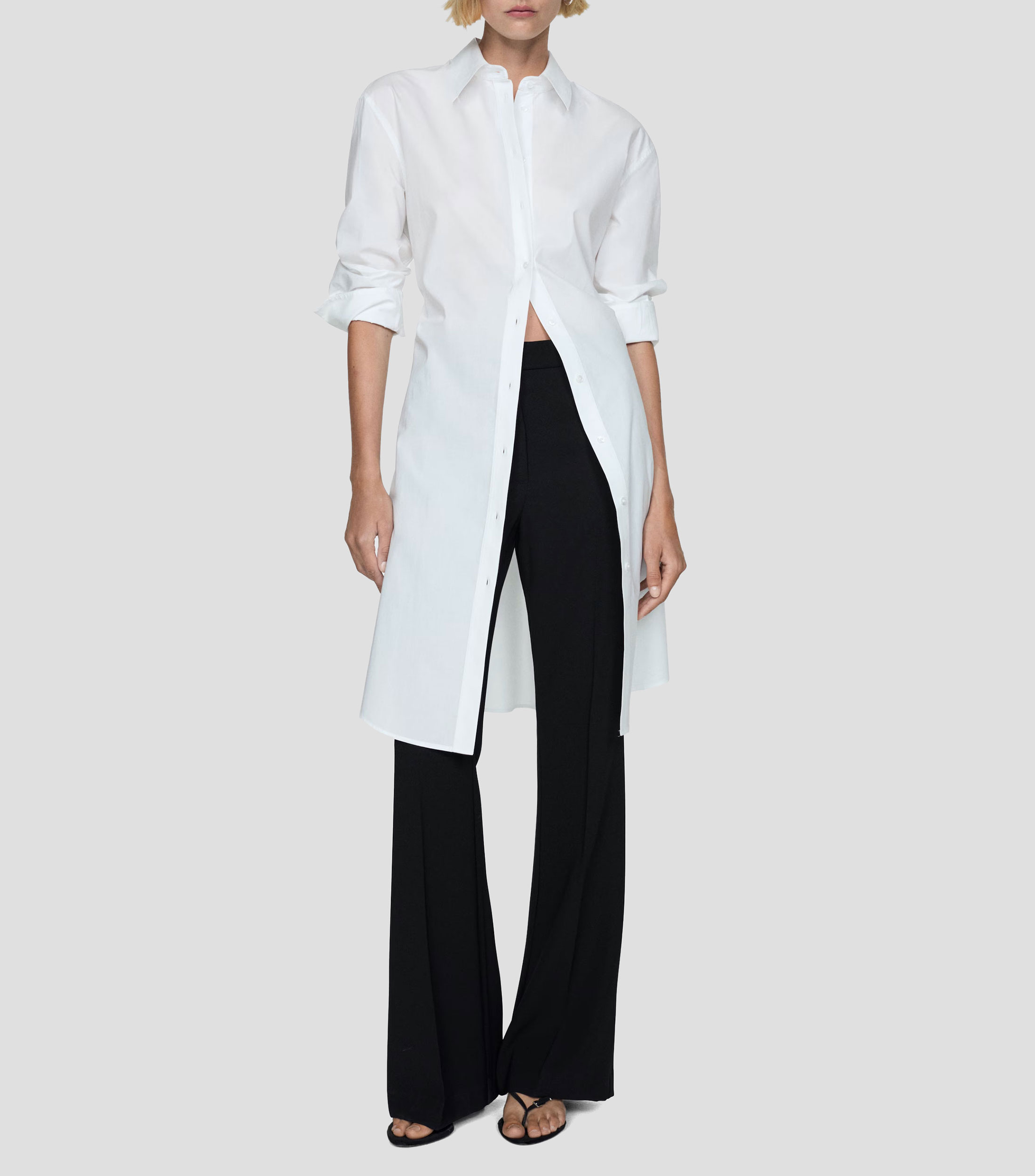 Camisa larga Mujer