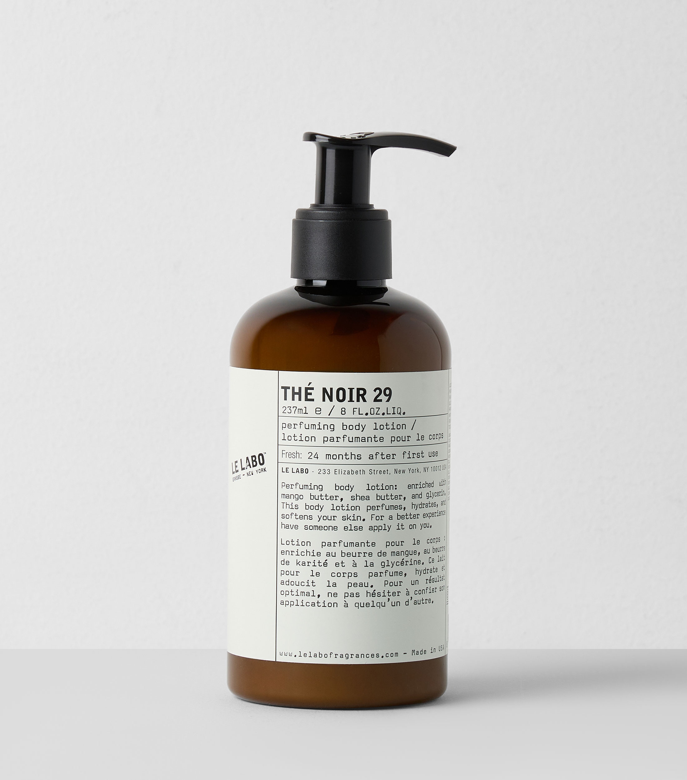 Crema corporal perfumada Thé Noir 29, 237 ml