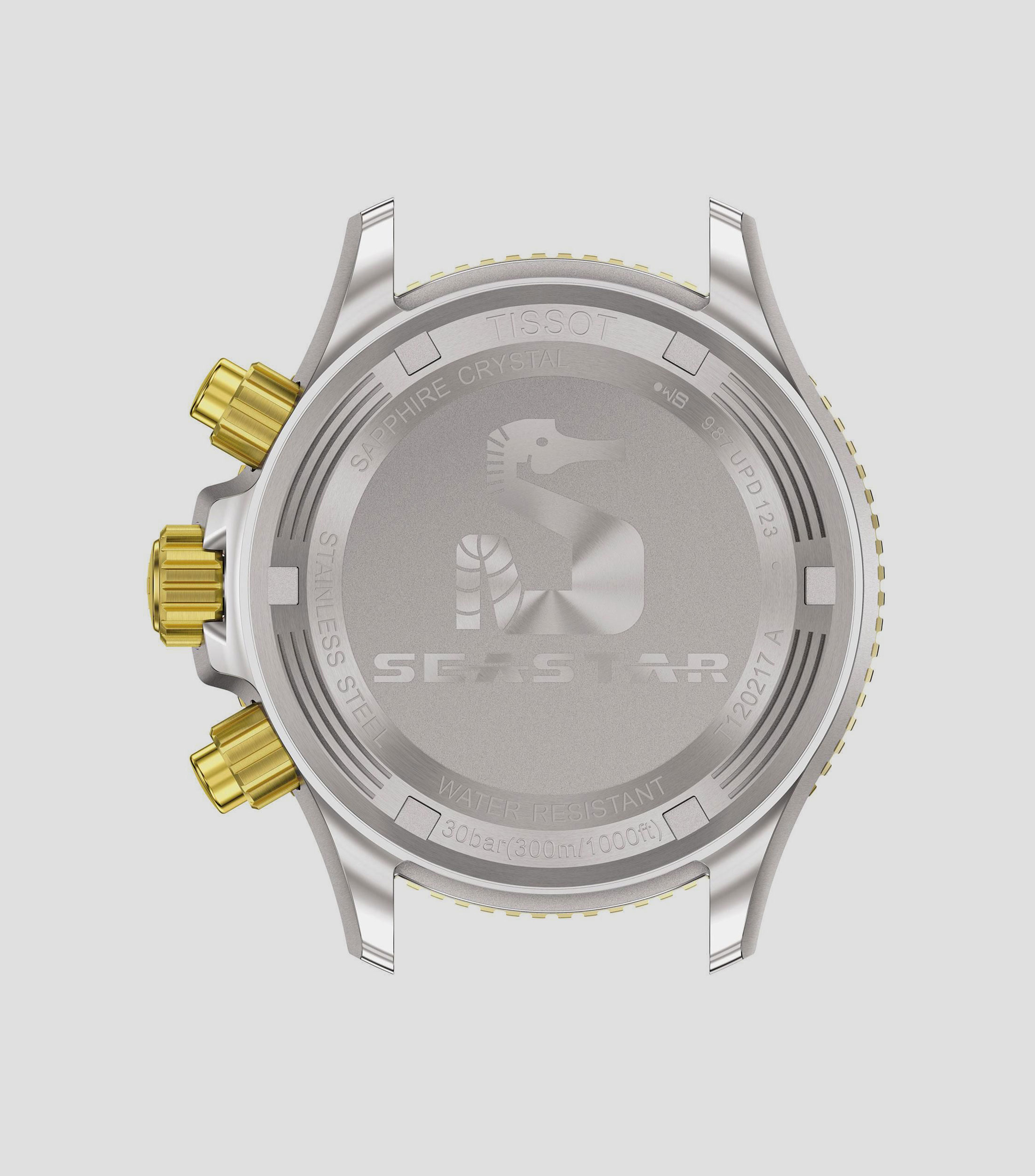 Reloj Unisex Seastar Casual Dorado, Negro