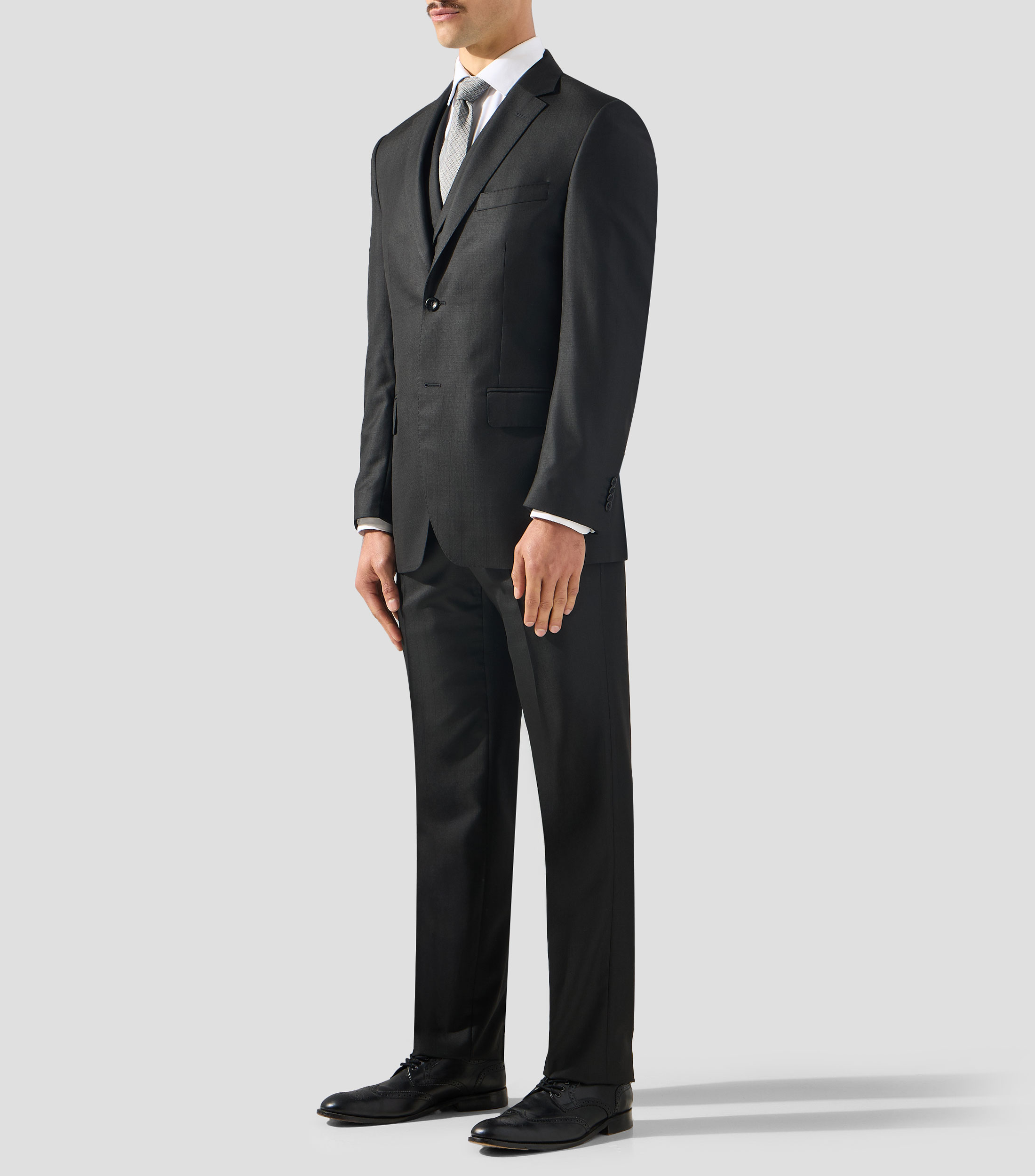 Traje microdiseño regular Hombre