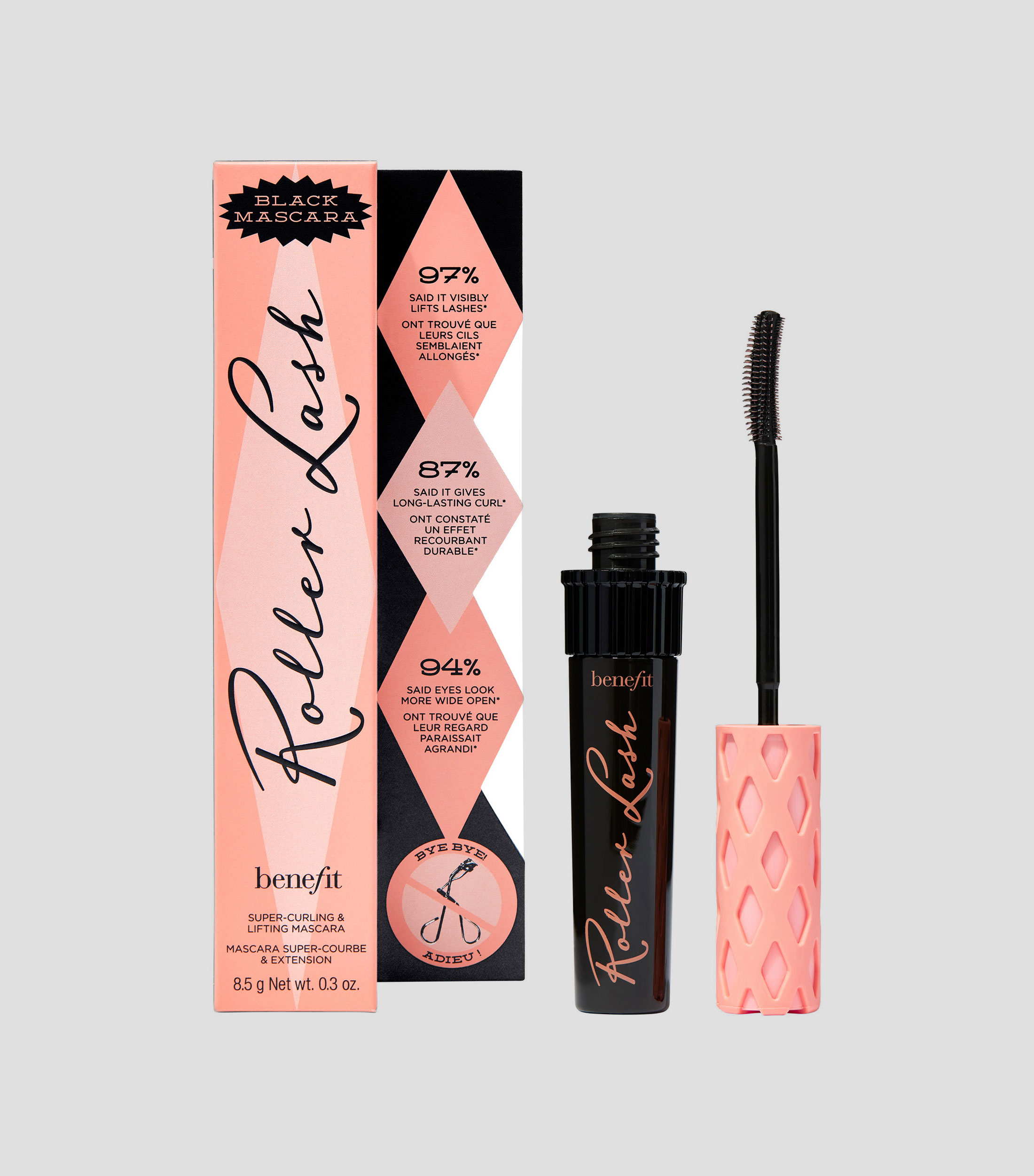 Mascara de pestanas rizadora Roller Lash, 8.5 gr