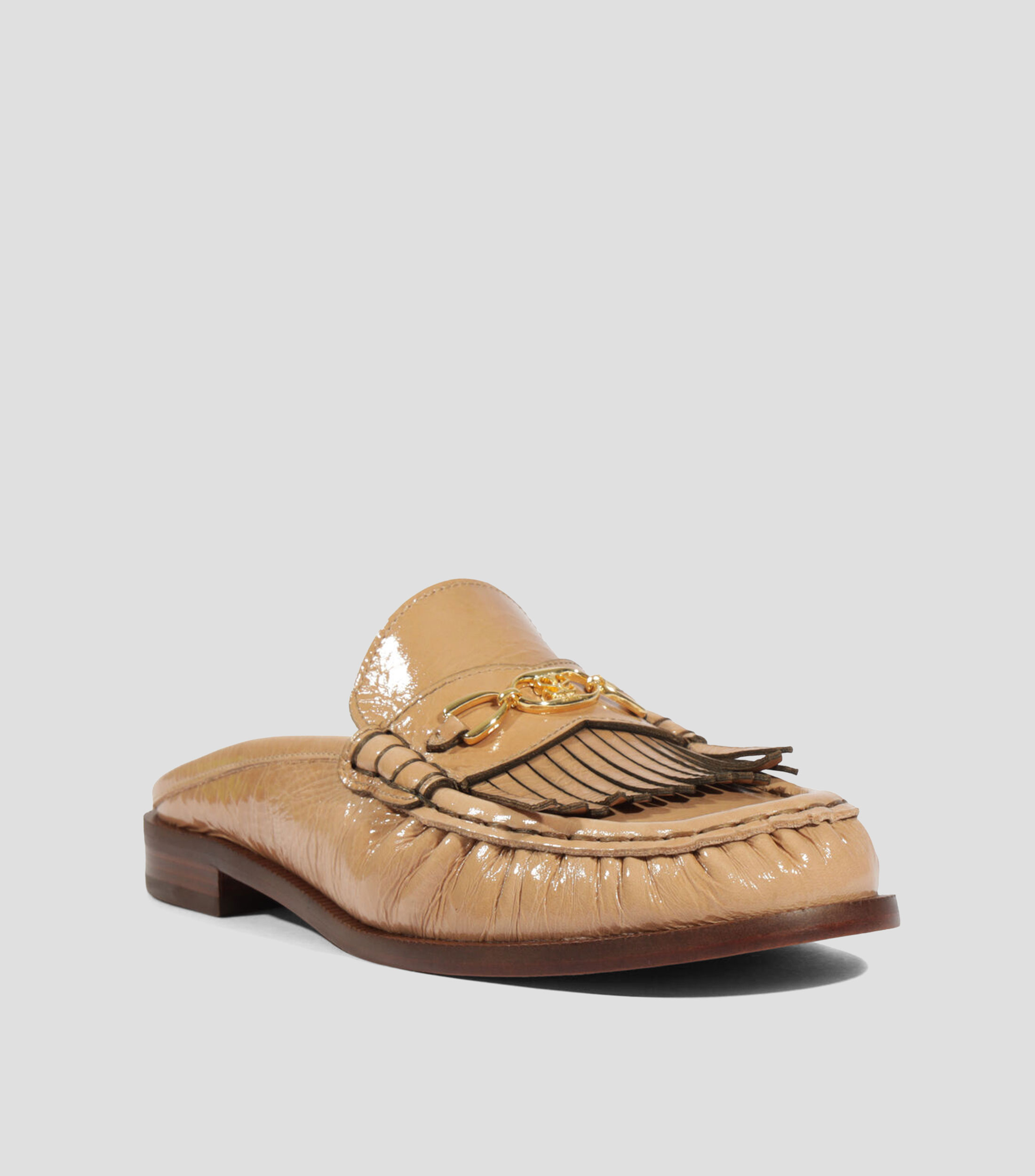 Zapatos tipo mule en piel Mujer