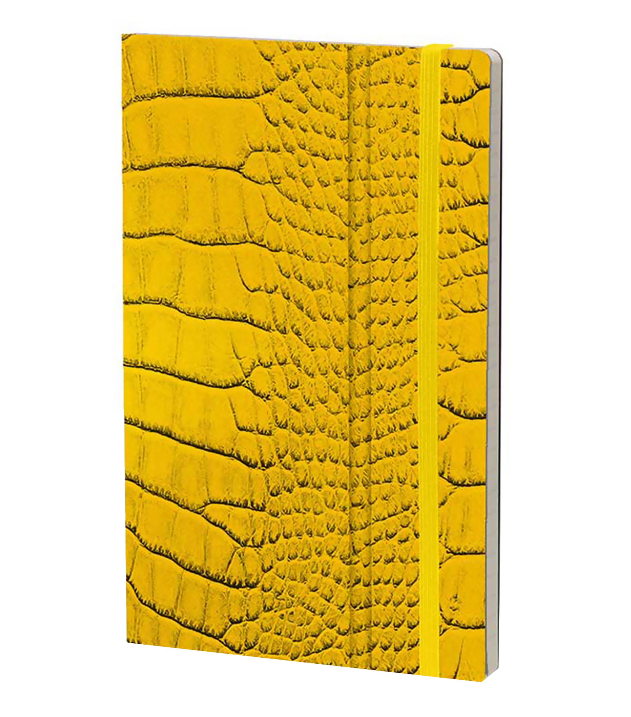 Libreta Estampada con Silueta de Escamas de Cocodrilo, 144 Hojas