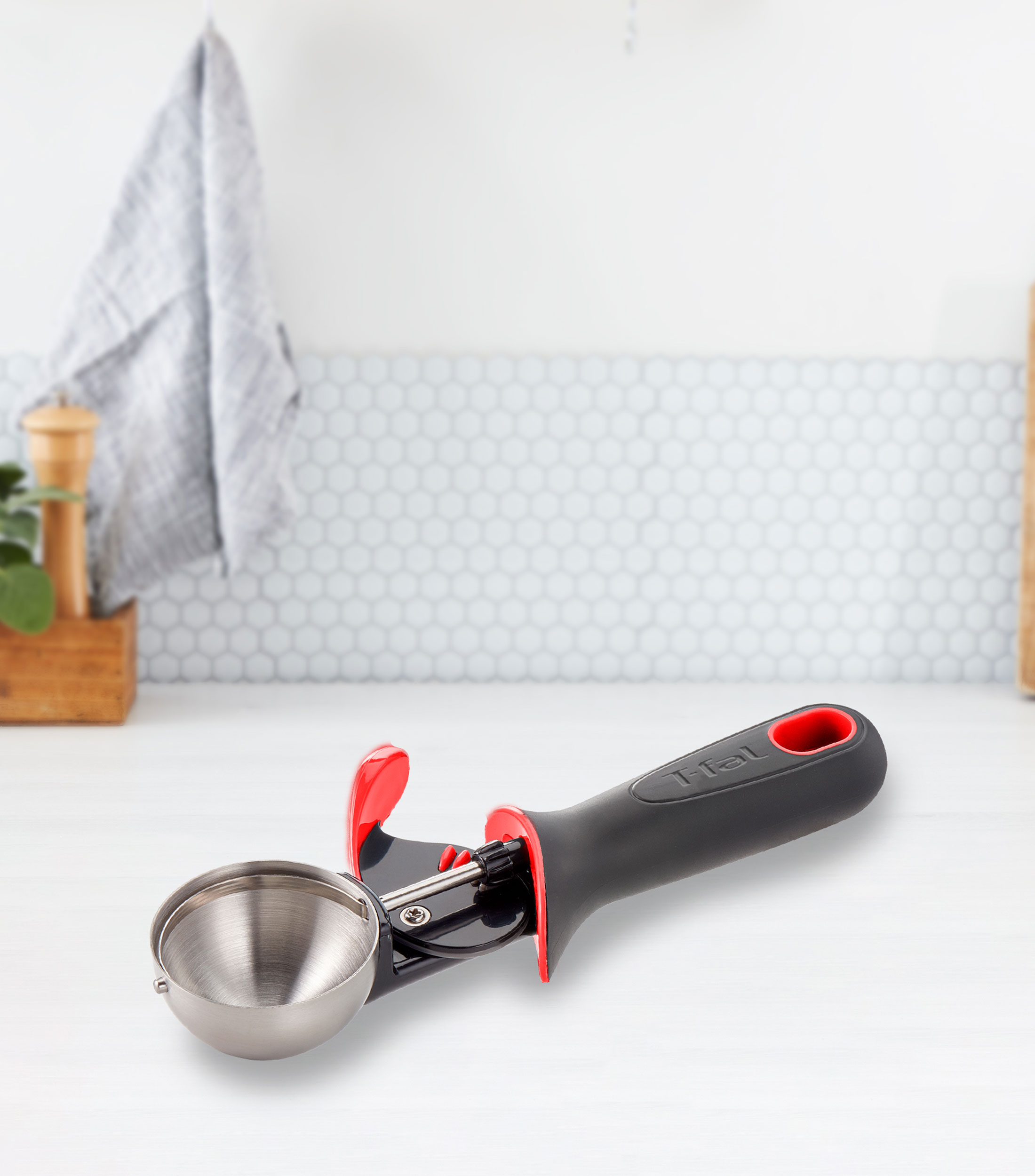 Cuchara para Helado Soft Black