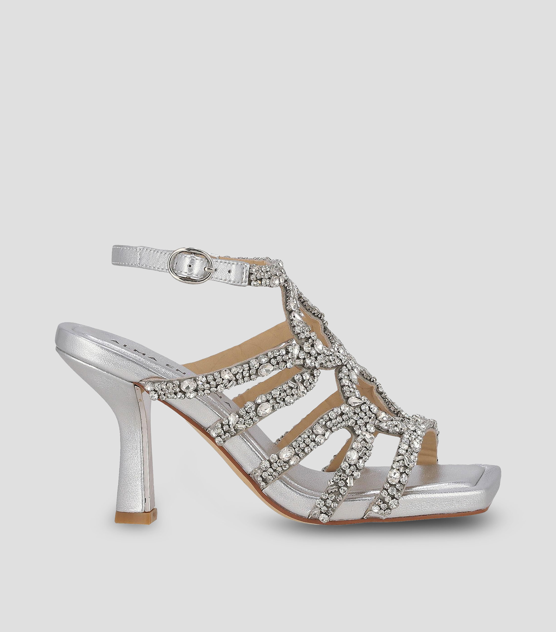 Sandalias con Tacón Delgado de 10 cm Mujer