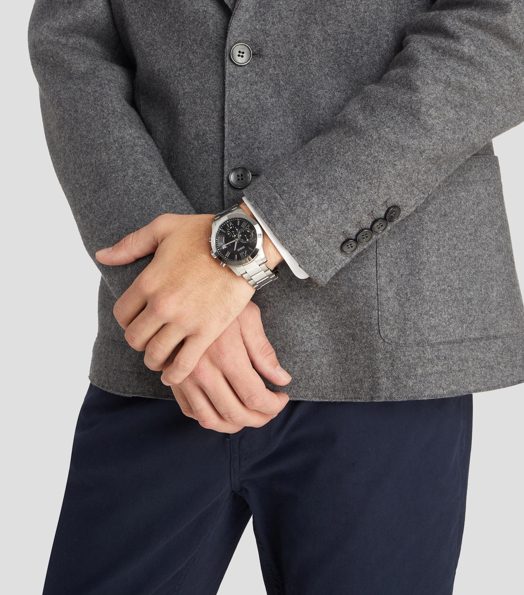 Reloj para Hombre Atlas De vestir, Plateado