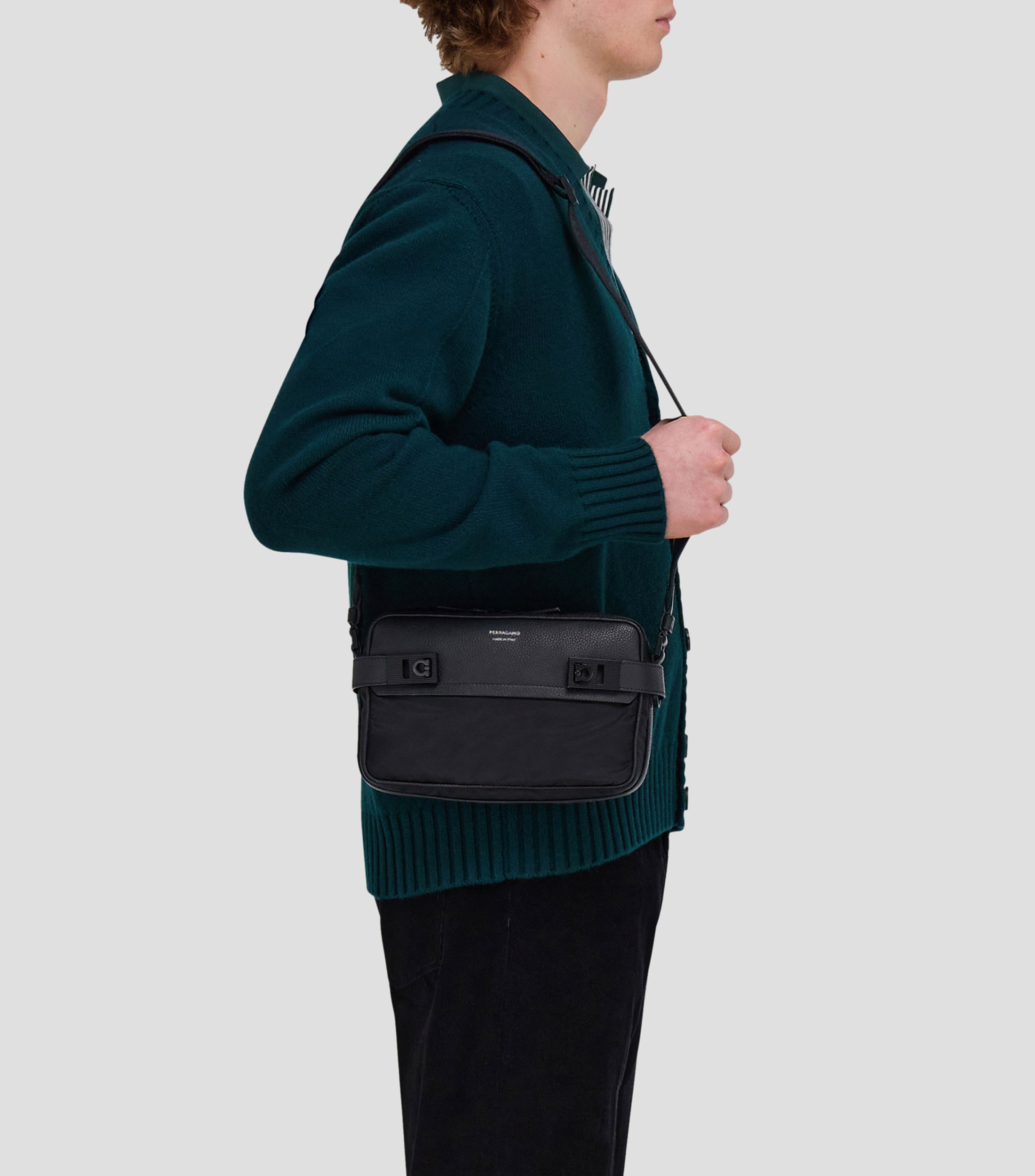 Bolso con hebillas Gancini