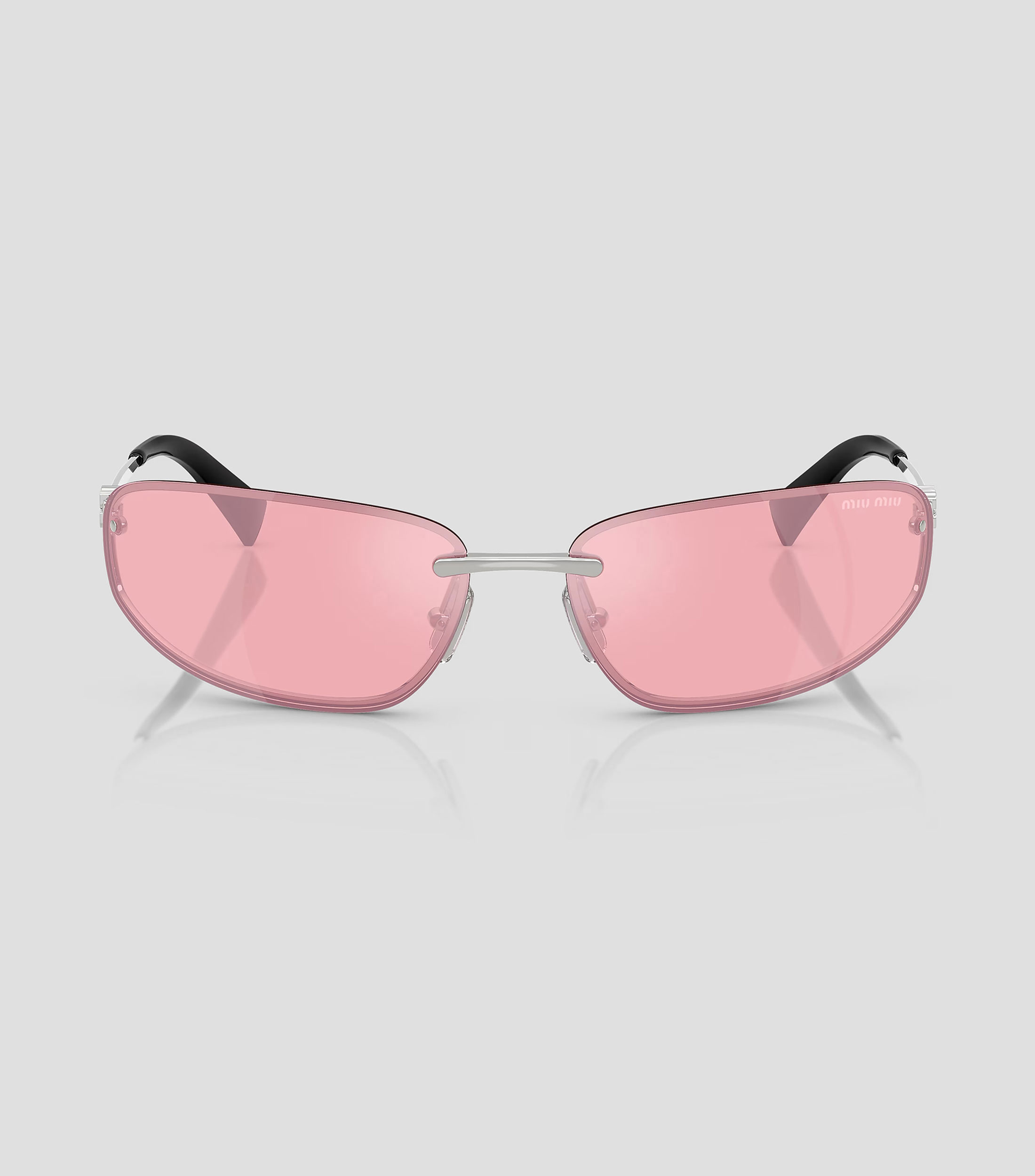 Lentes de sol ovalados MUA50S plateado Mujer