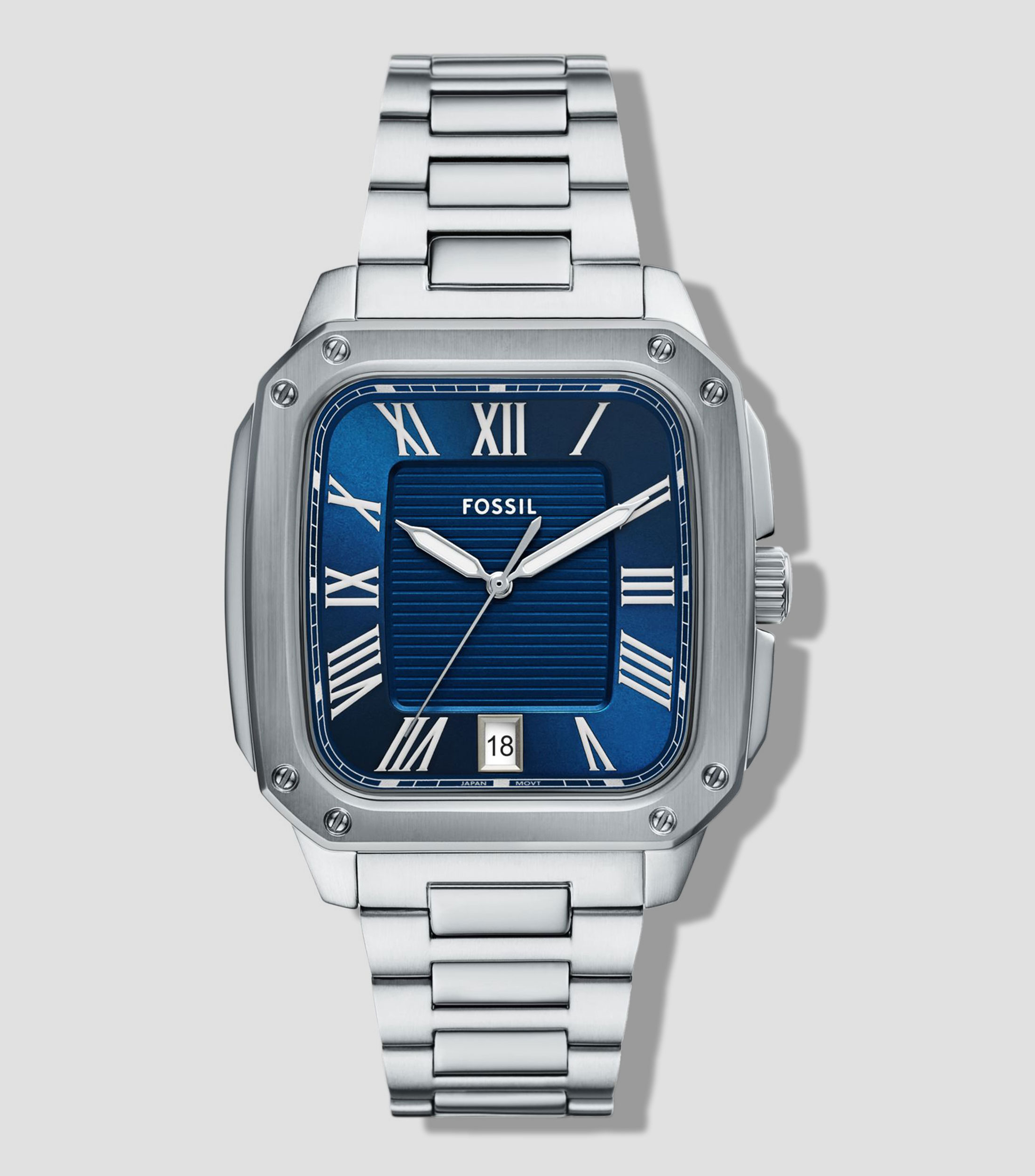 Reloj para Hombre, Crosby, Casual, Plateado