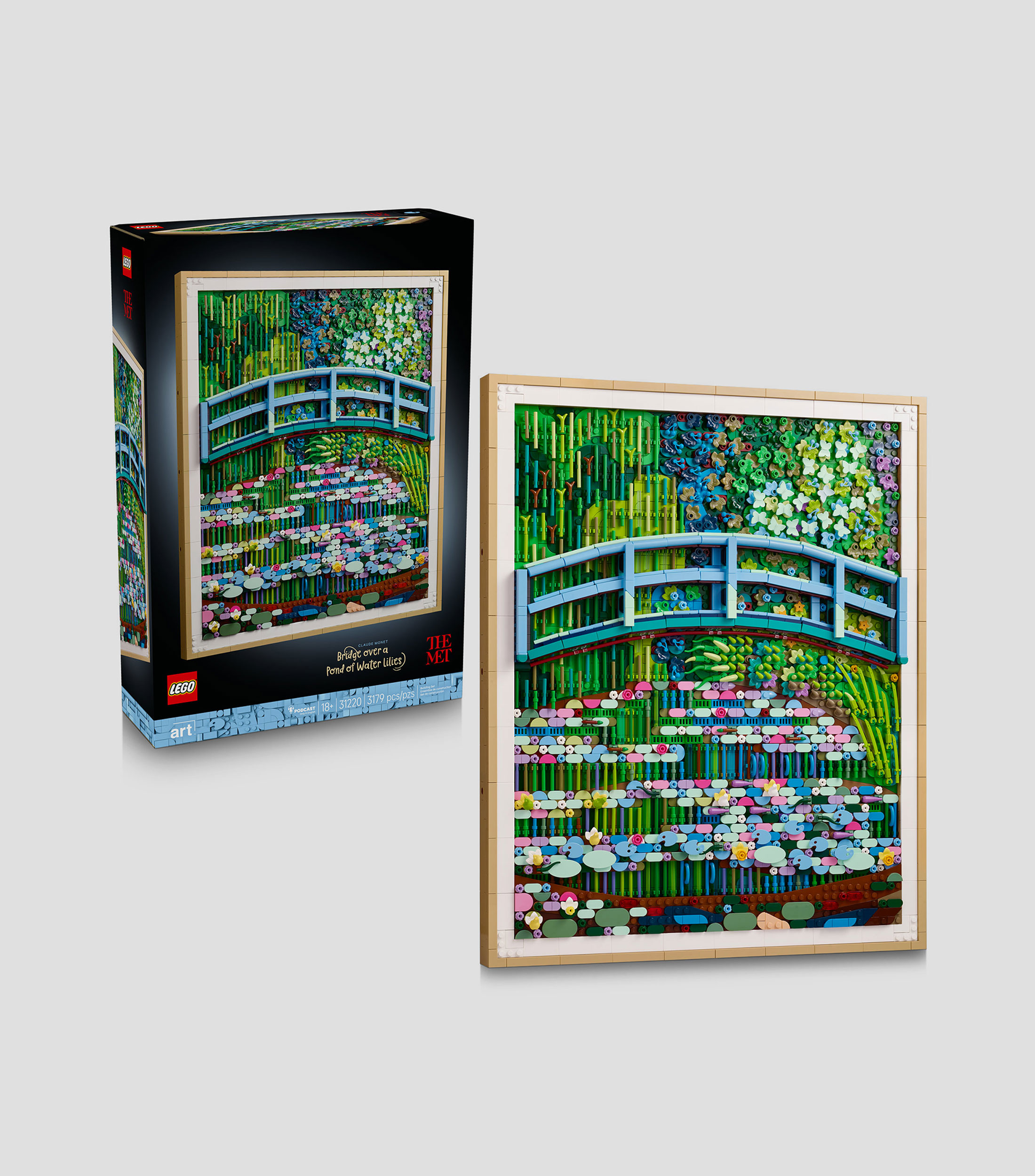 Lego ART, Claude Monet: Puente Sobre Estanque de Nenúfares