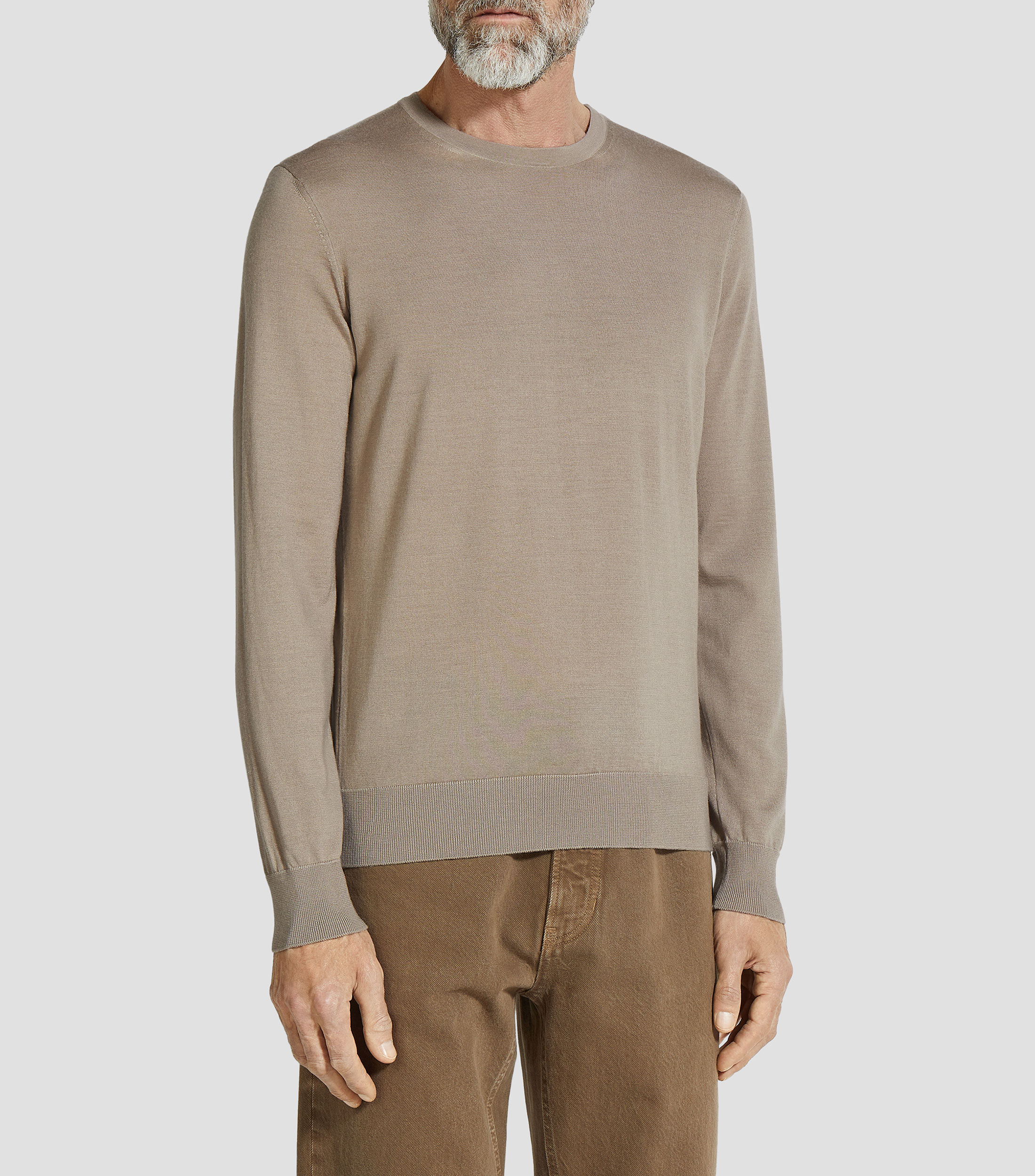 Suéter cuello redondo Hombre