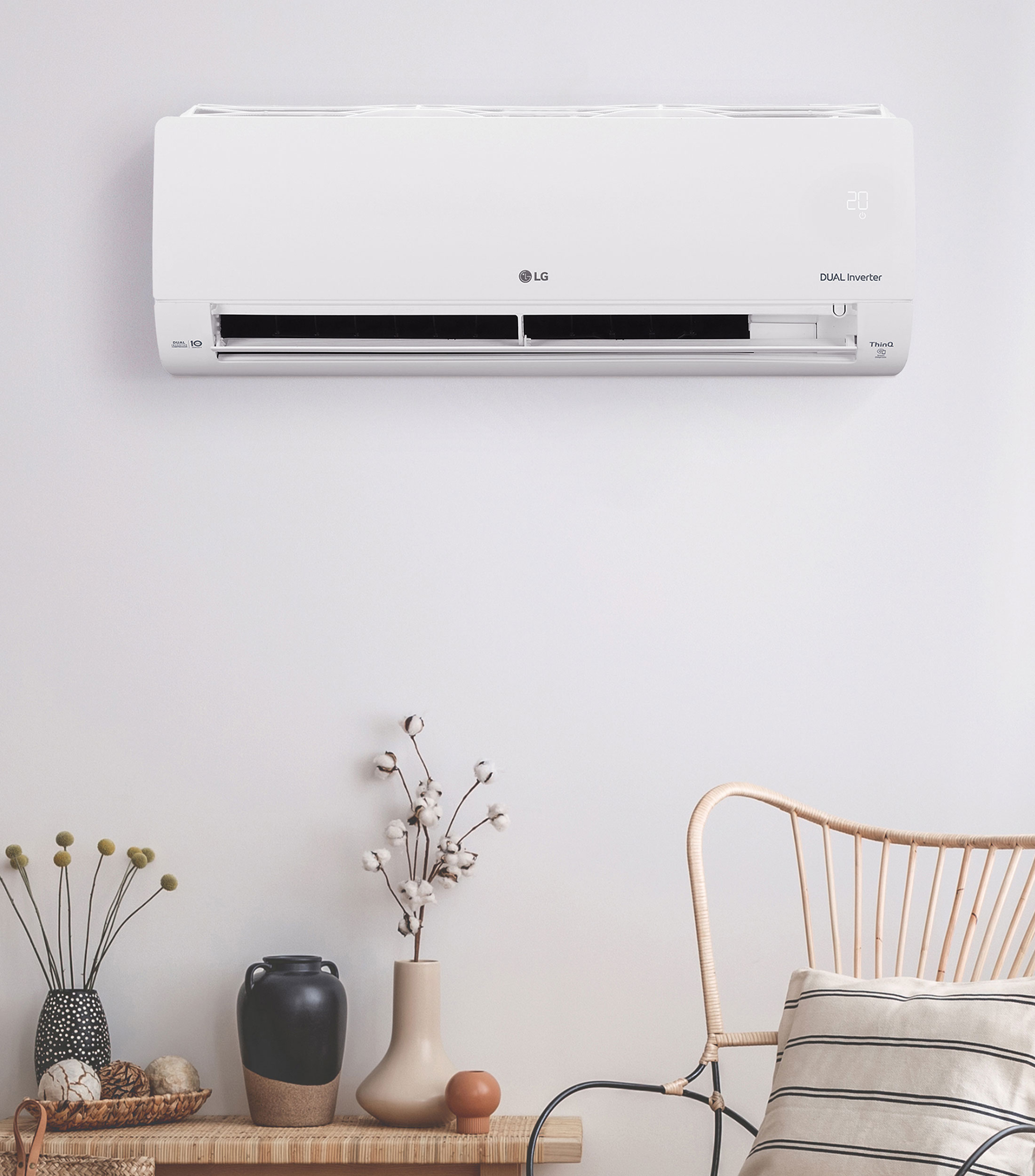 Aire Acondicionado Minisplit DUALCOOL Inverter VM122C9 12,000 BTU-h 1 Tonelada 220V Solo Frío