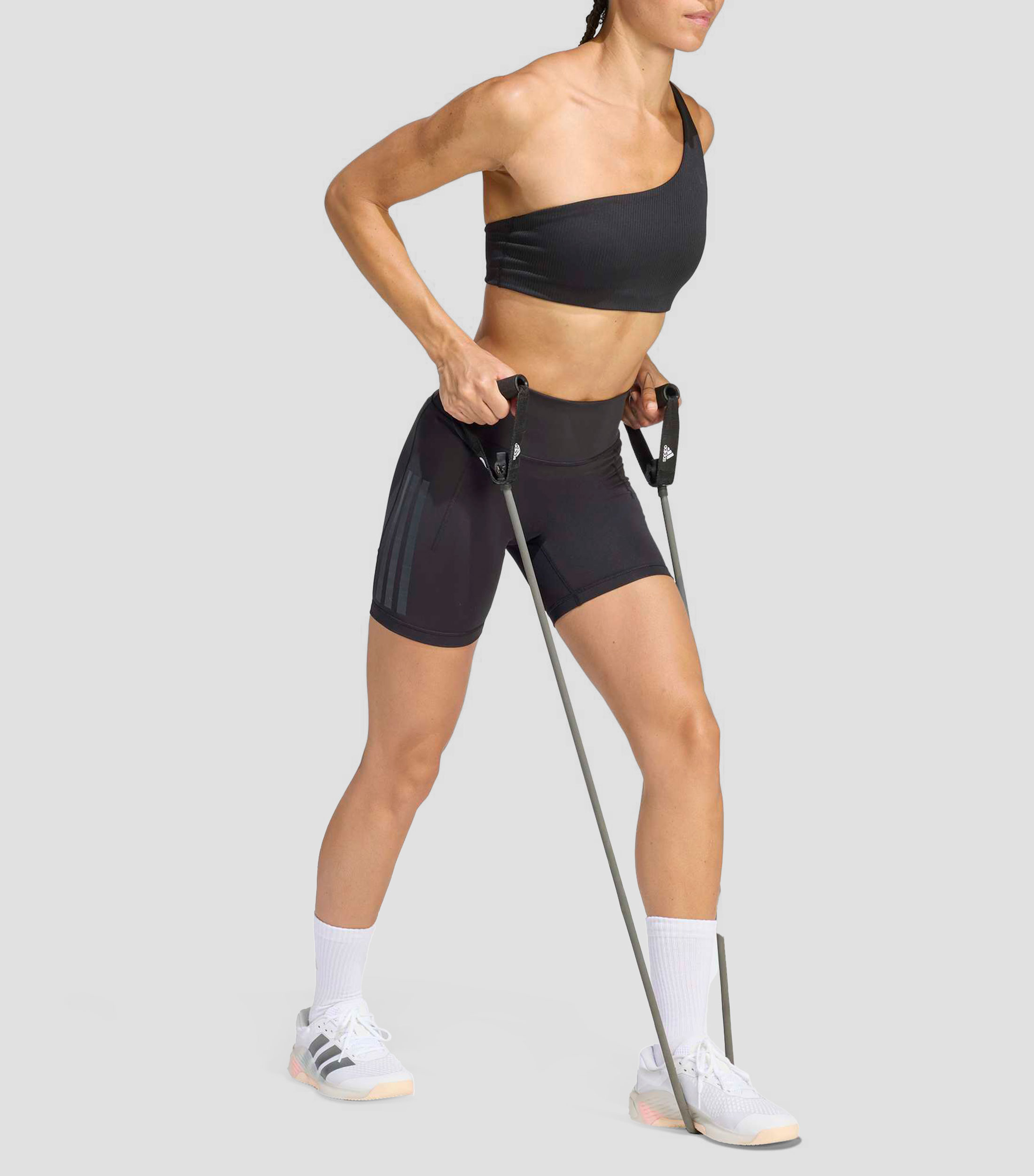 Leggings tipo Short Optime 3S liso Mujer