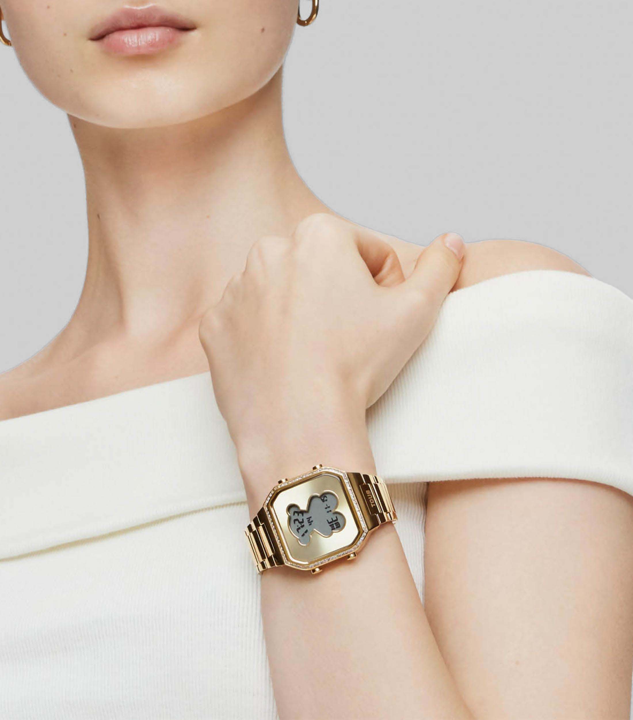 Reloj para mujer D-Bear Casual, Dorado