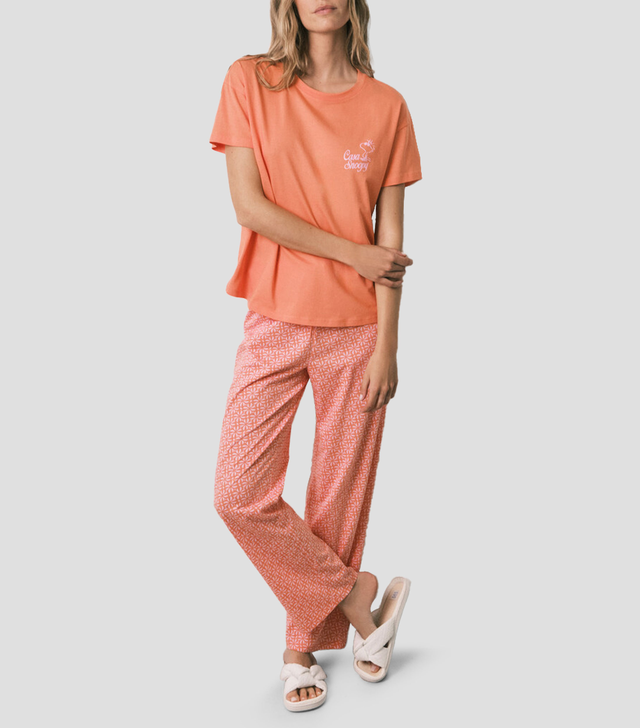 Pijama 2 Piezas estampada Mujer