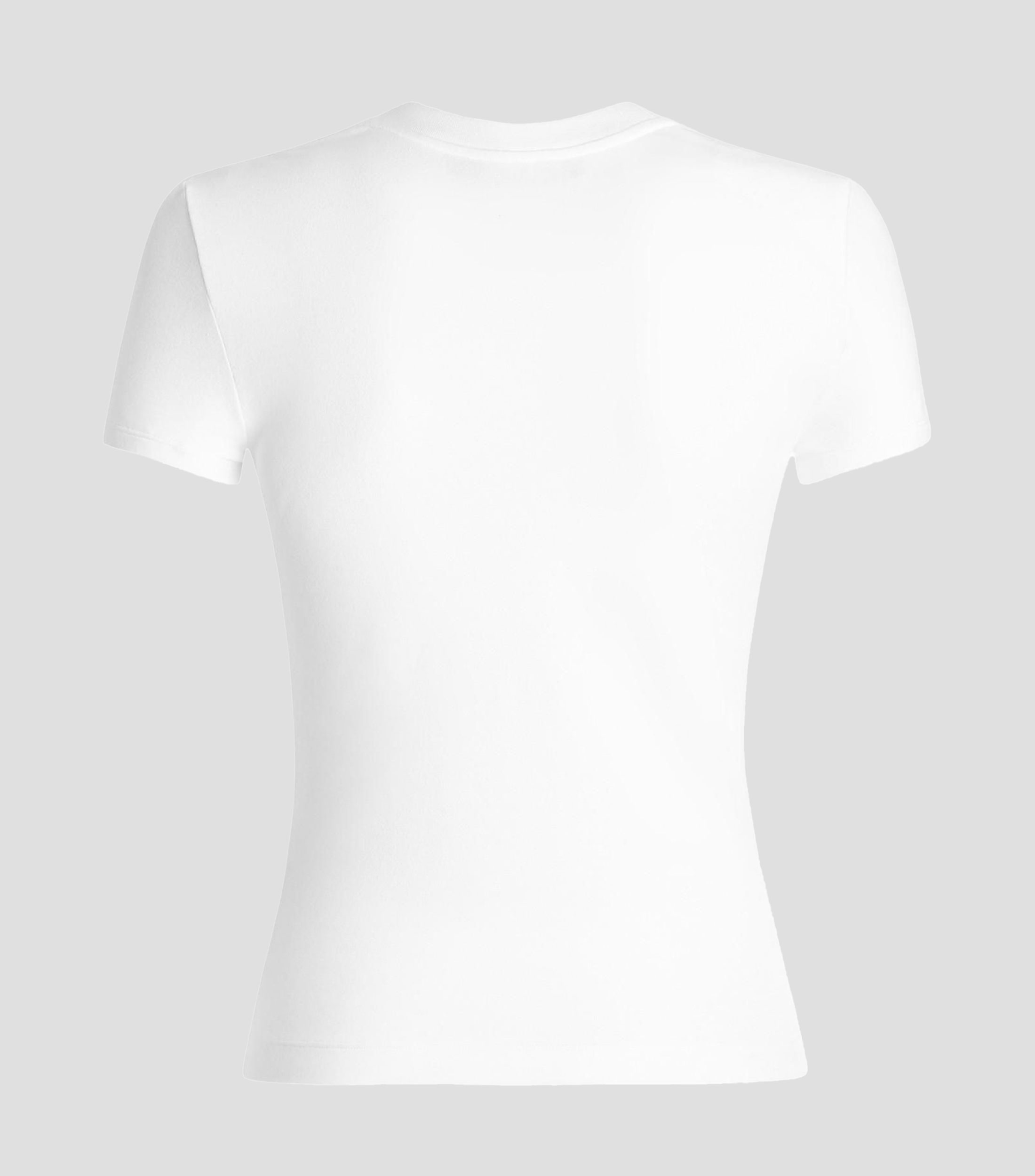 Playera cuello redondo manga corta liso Mujer